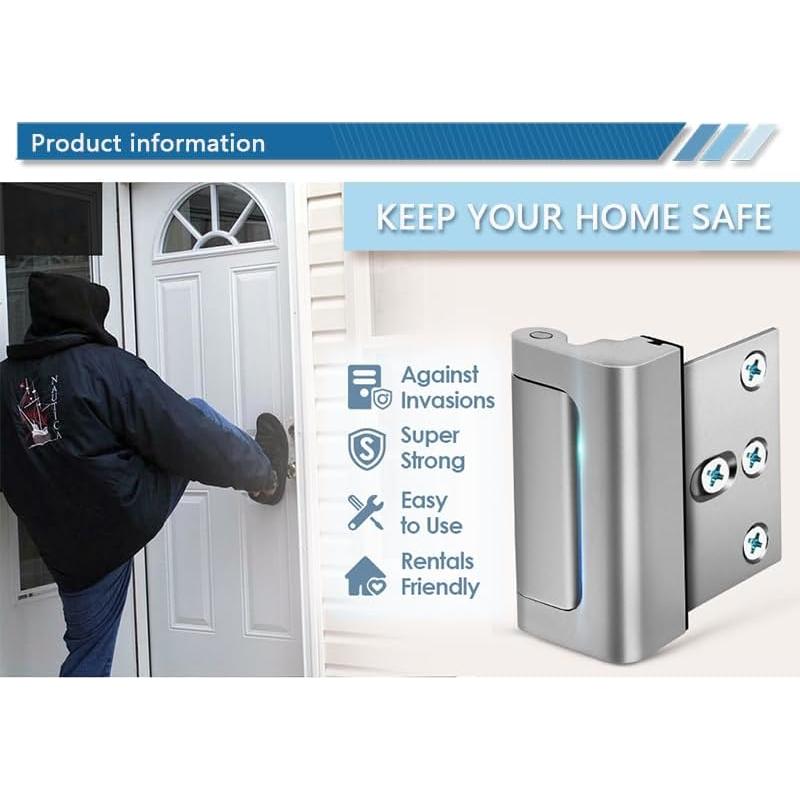 Candados de Seguridad TansyPanda para Puertas - Paquete de 3