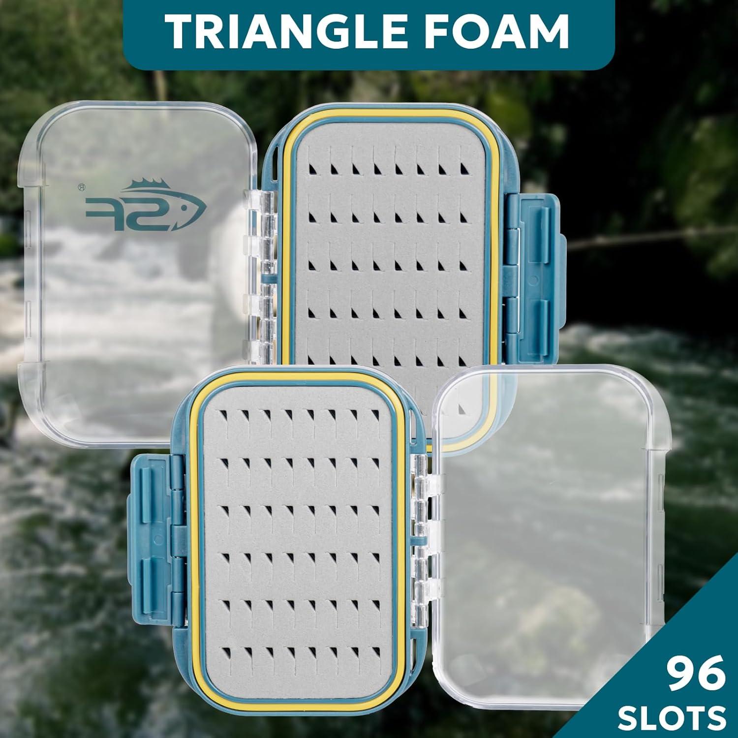 Caja de Moscas Impermeable SF Doble Cara 10.67x7.87cm