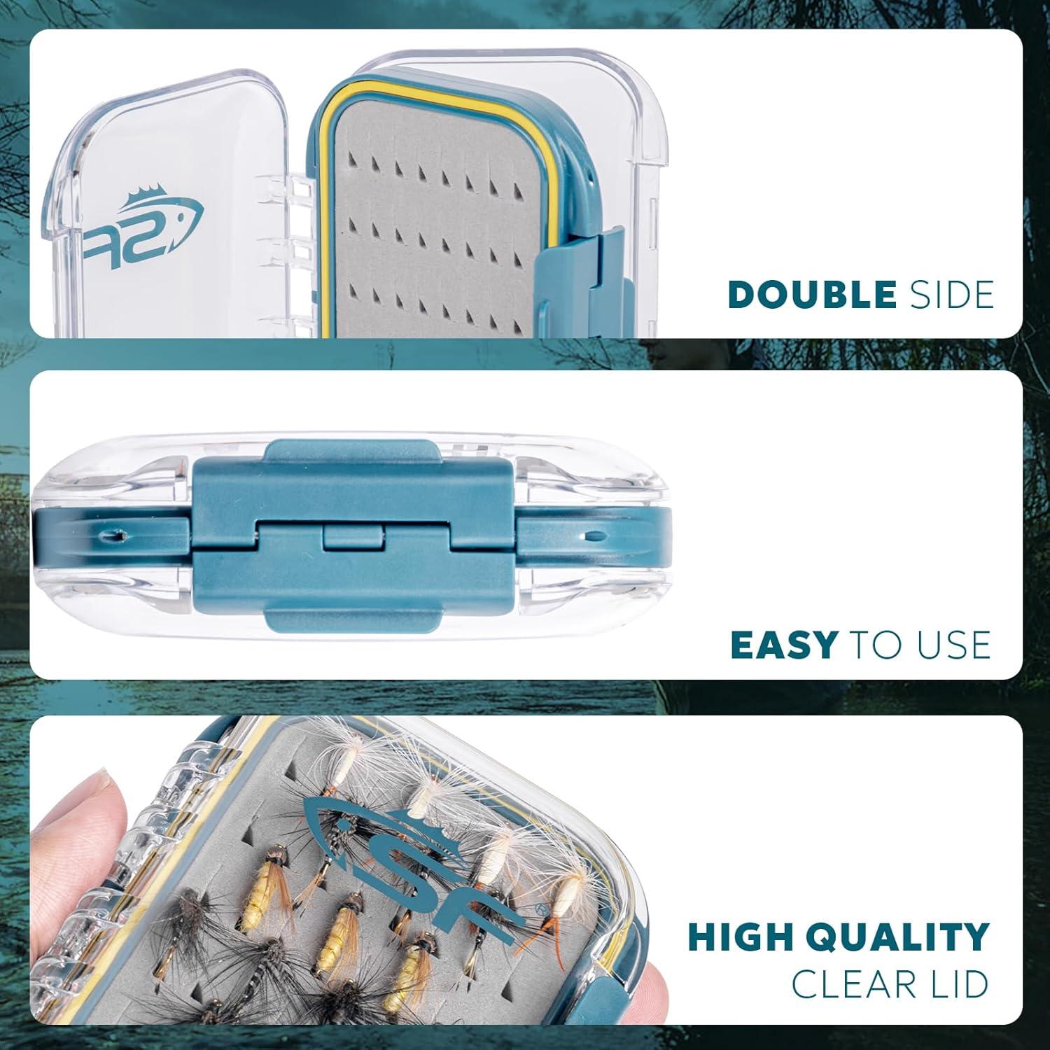 Caja de Moscas Impermeable SF Doble Cara 10.67x7.87cm