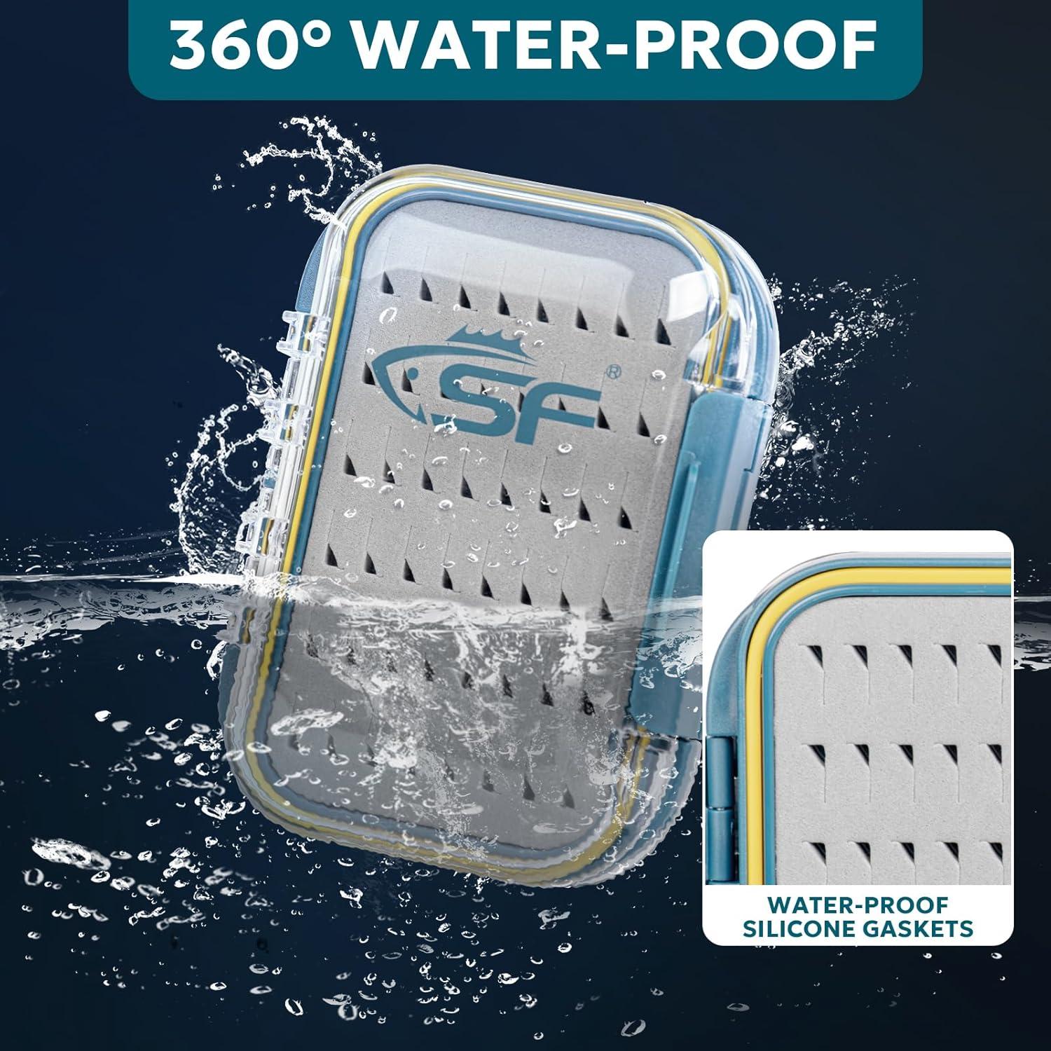 Caja de Moscas Impermeable SF Doble Cara 10.67x7.87cm