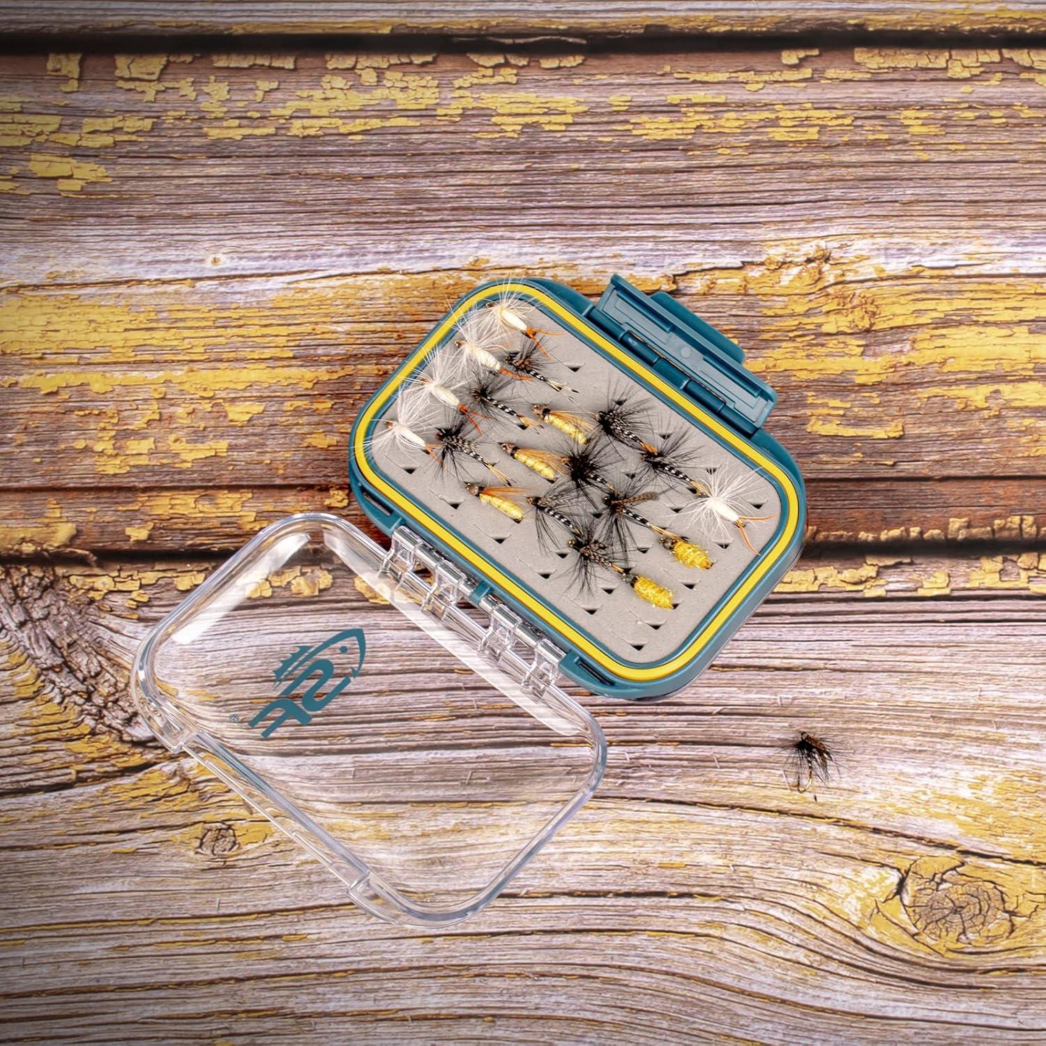 Caja de Moscas Impermeable SF Doble Cara 10.67x7.87cm