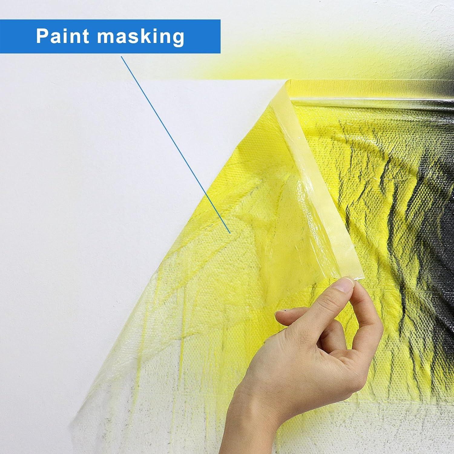 BOMEI Pack 3 Películas de Enmascarar 55 cm x 20 m para Pintura