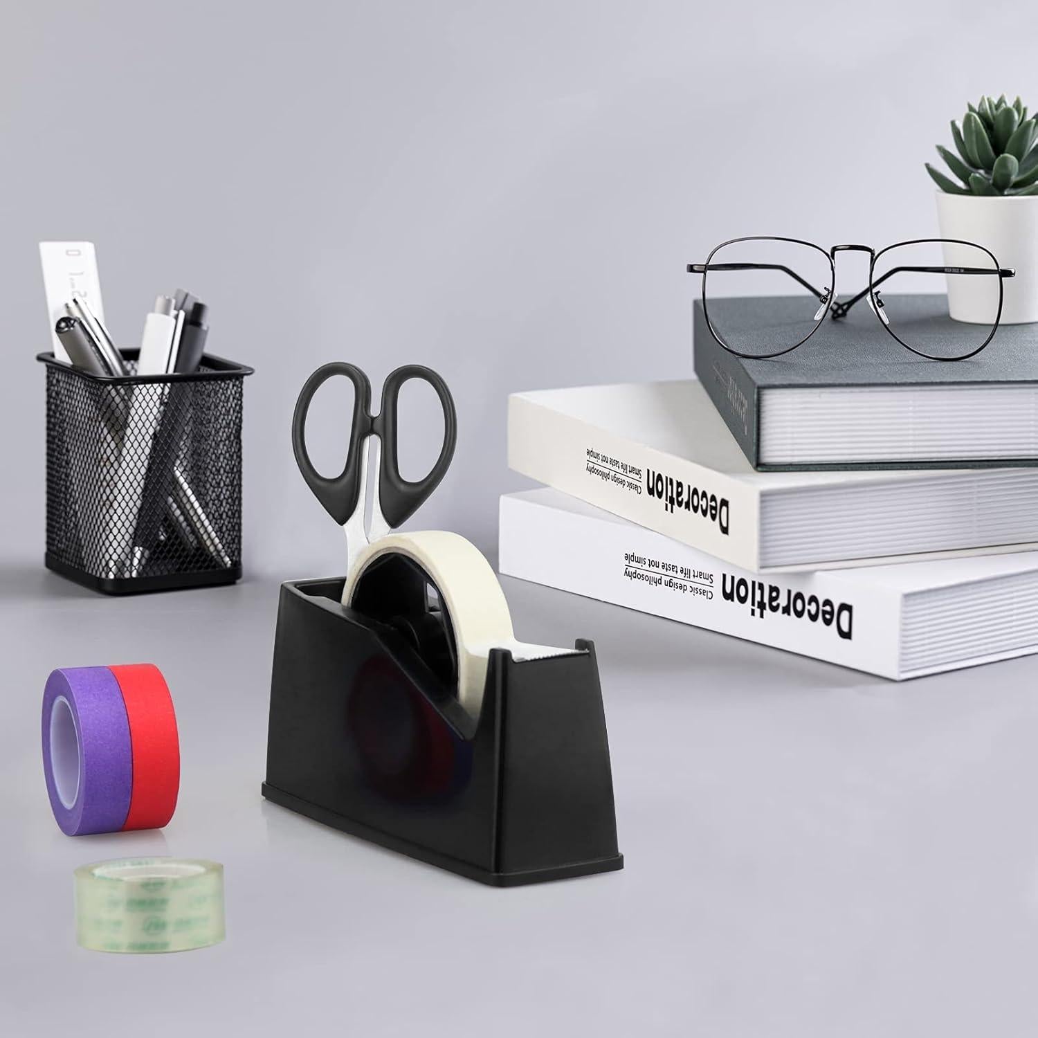 Dispensador de Cinta Térmica AWEI AZHI Negro 17.2x5.6x8.1 cm