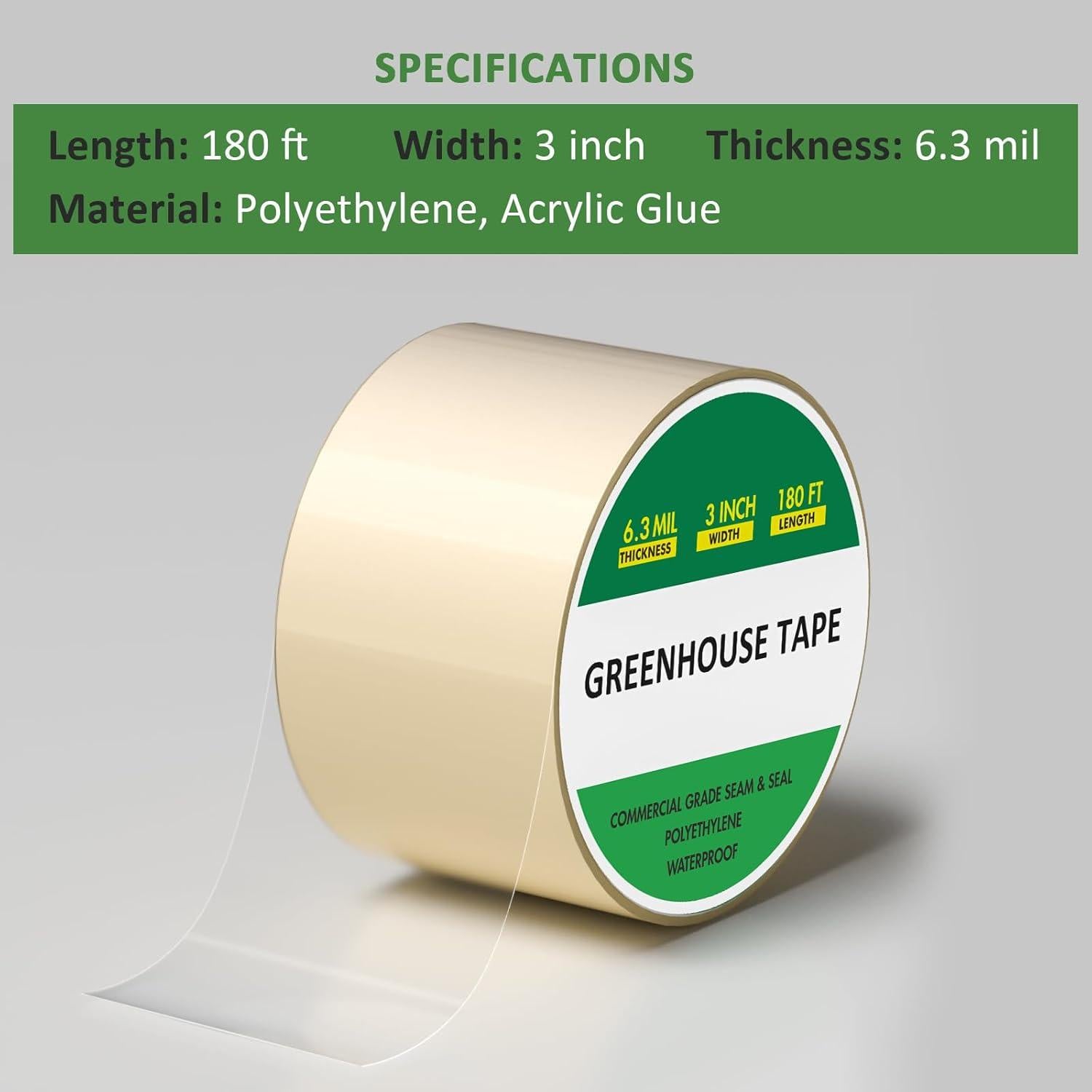 Cinta de Reparación para Invernaderos SUNSHORE 7.62cm x 32.9m