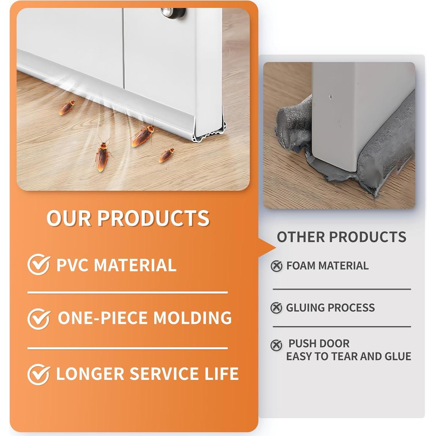 Detenedor de Corrientes de Aire Soleim 99 cm Ajustable Impermeable