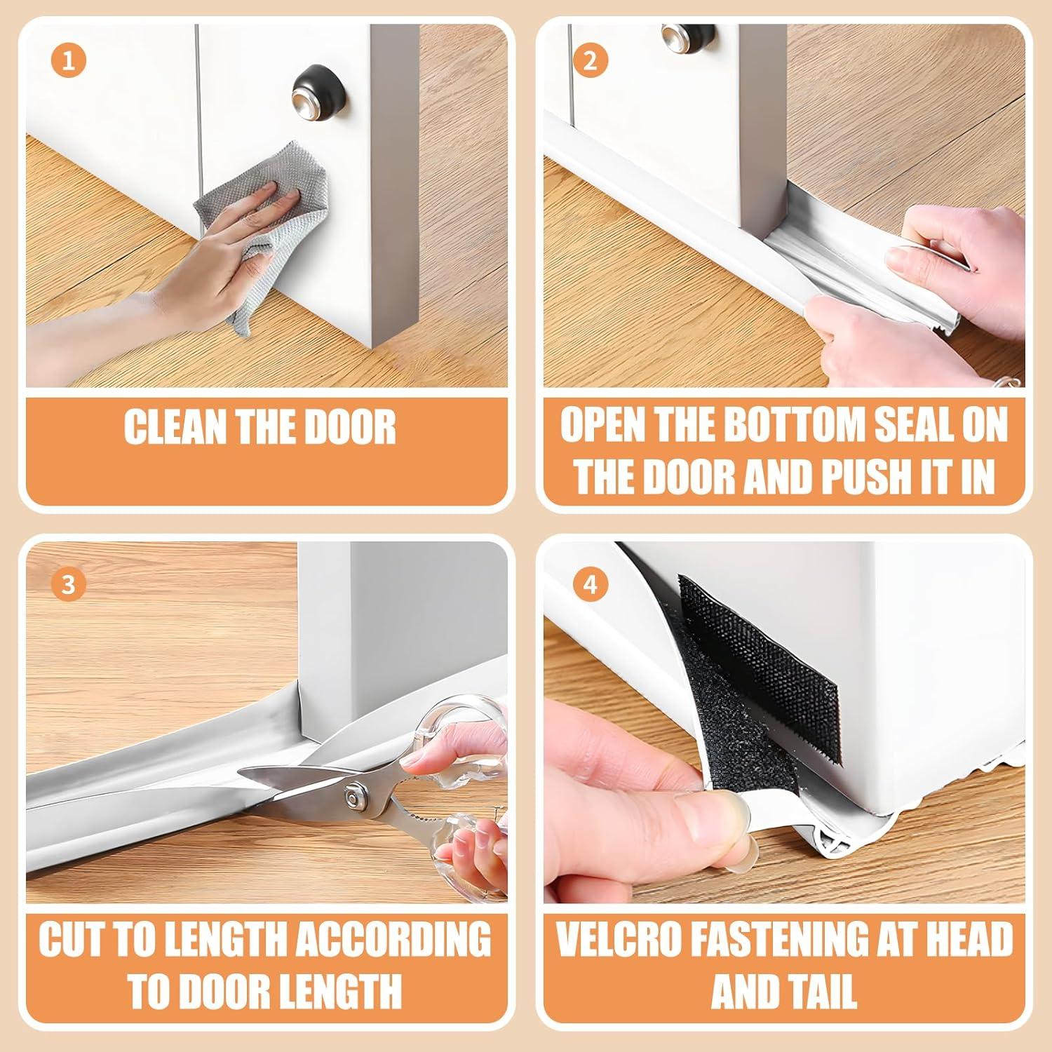 Detenedor de Corrientes de Aire Soleim 99 cm Ajustable Impermeable