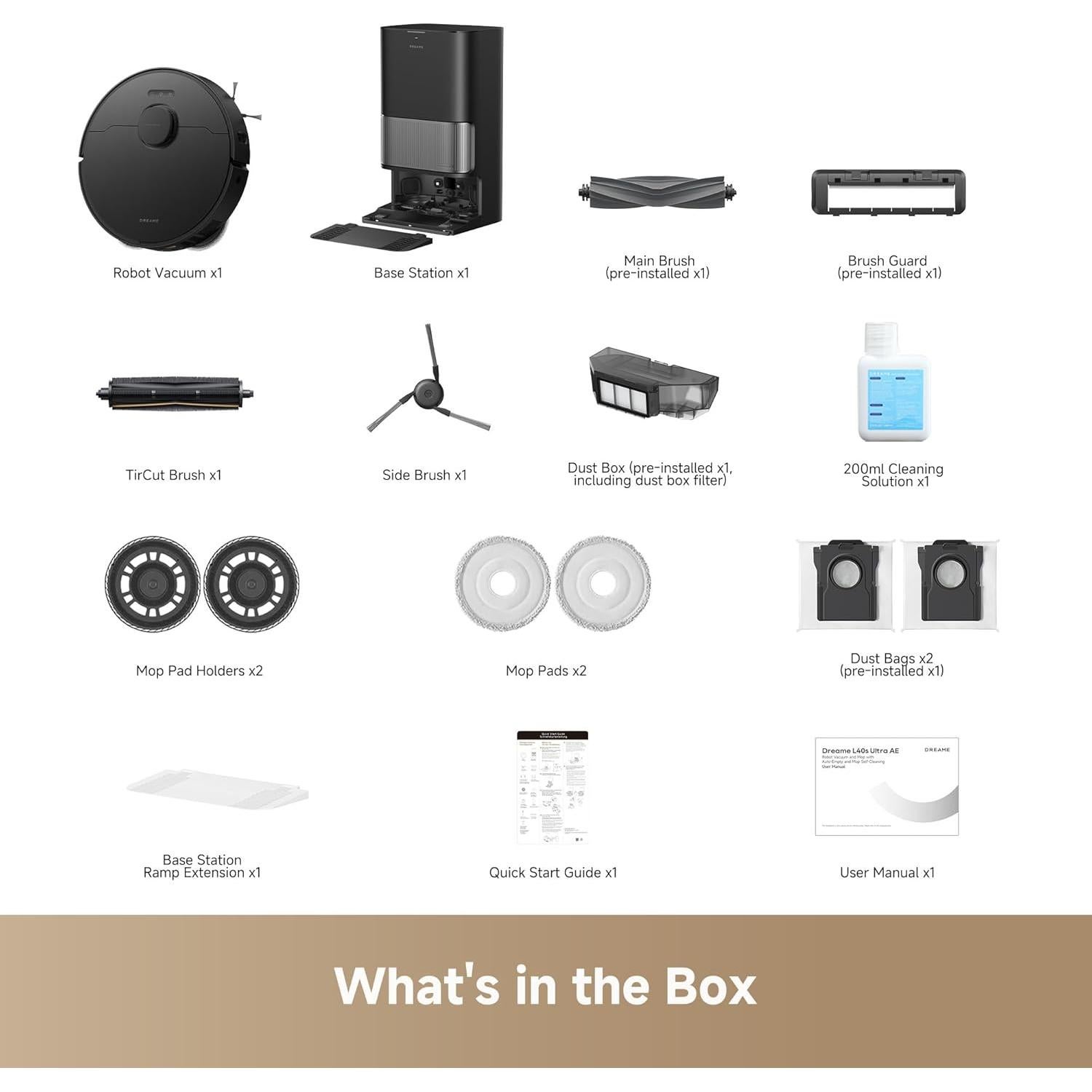 Aspiradora Robot DREAME L40s Ultra AE 19000Pa Auto-Desvaciante