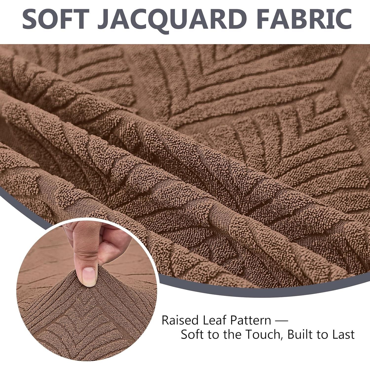 Funda de Cojín de Sofá Genina Grande Impermeable Marrón