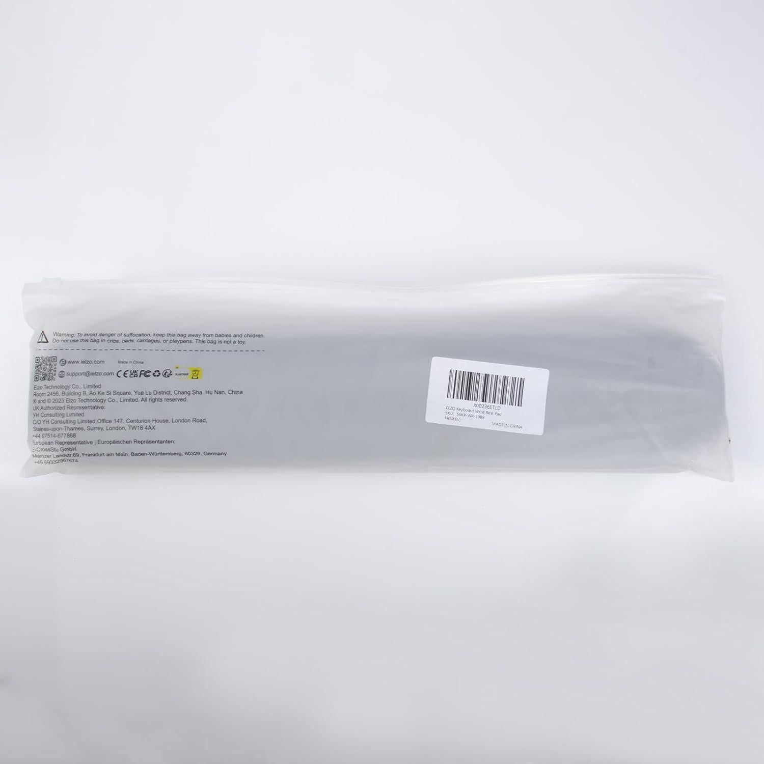 Soporte de Muñeca ELZO Ergonómico Espuma Viscoelástica Negro