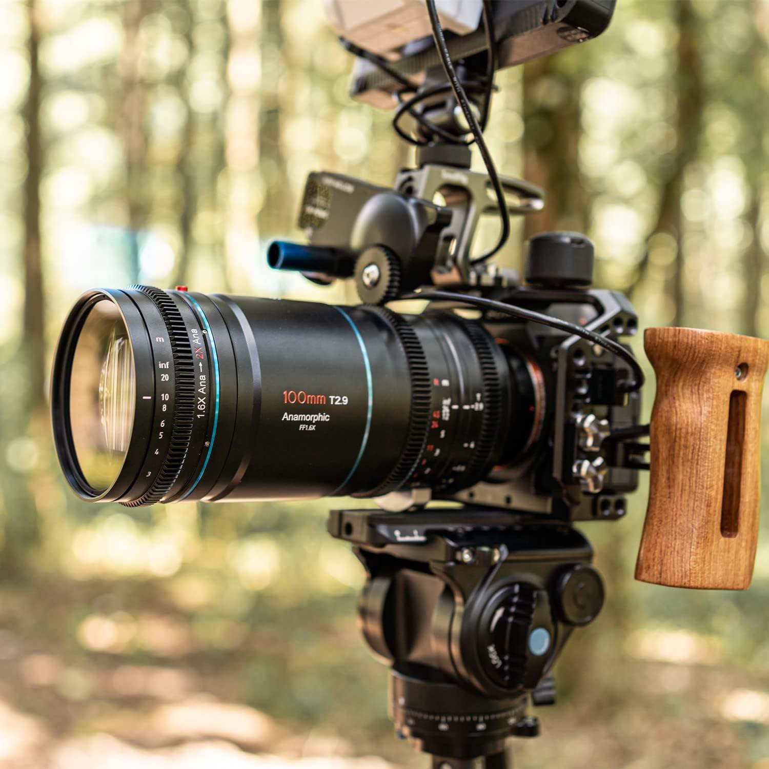 Lente Anamórfica SIRUI 100mm T2.9 1.6x con Adaptador 1.25x