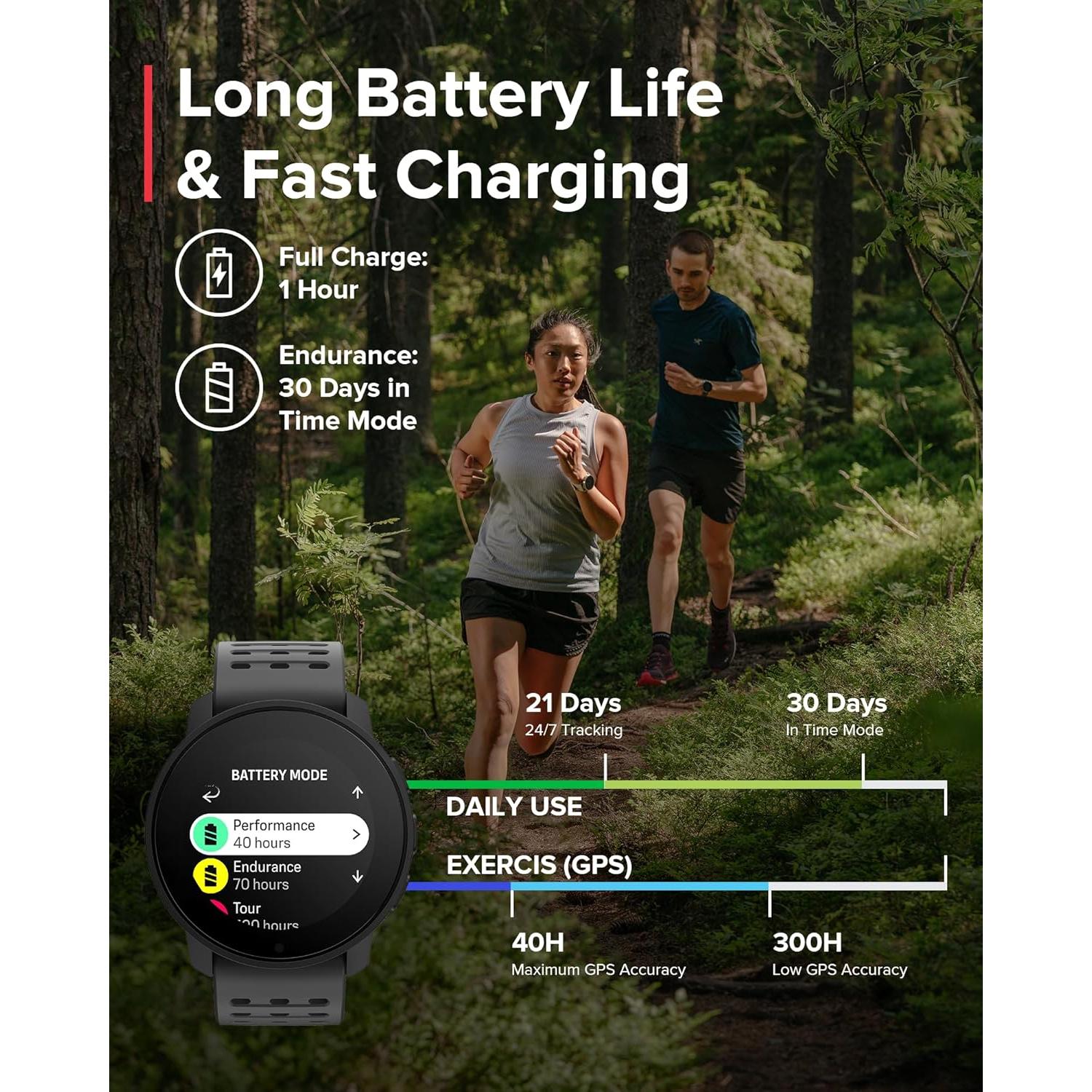 Reloj Deportivo GPS SUUNTO 9 Peak Pro Negro, 97 Modos, 30 Días Batería