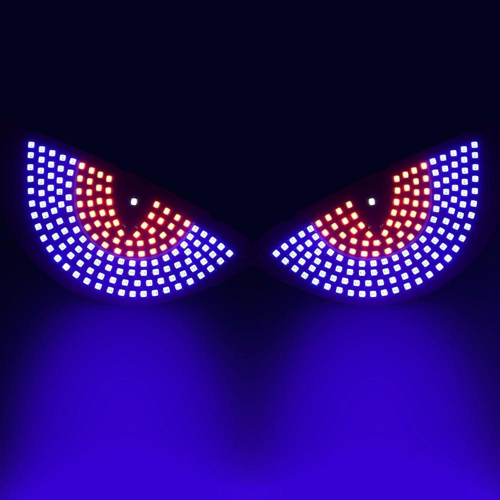 Luz LED Ojos de Diablo Blueshyhall USB Parabrisas Auto