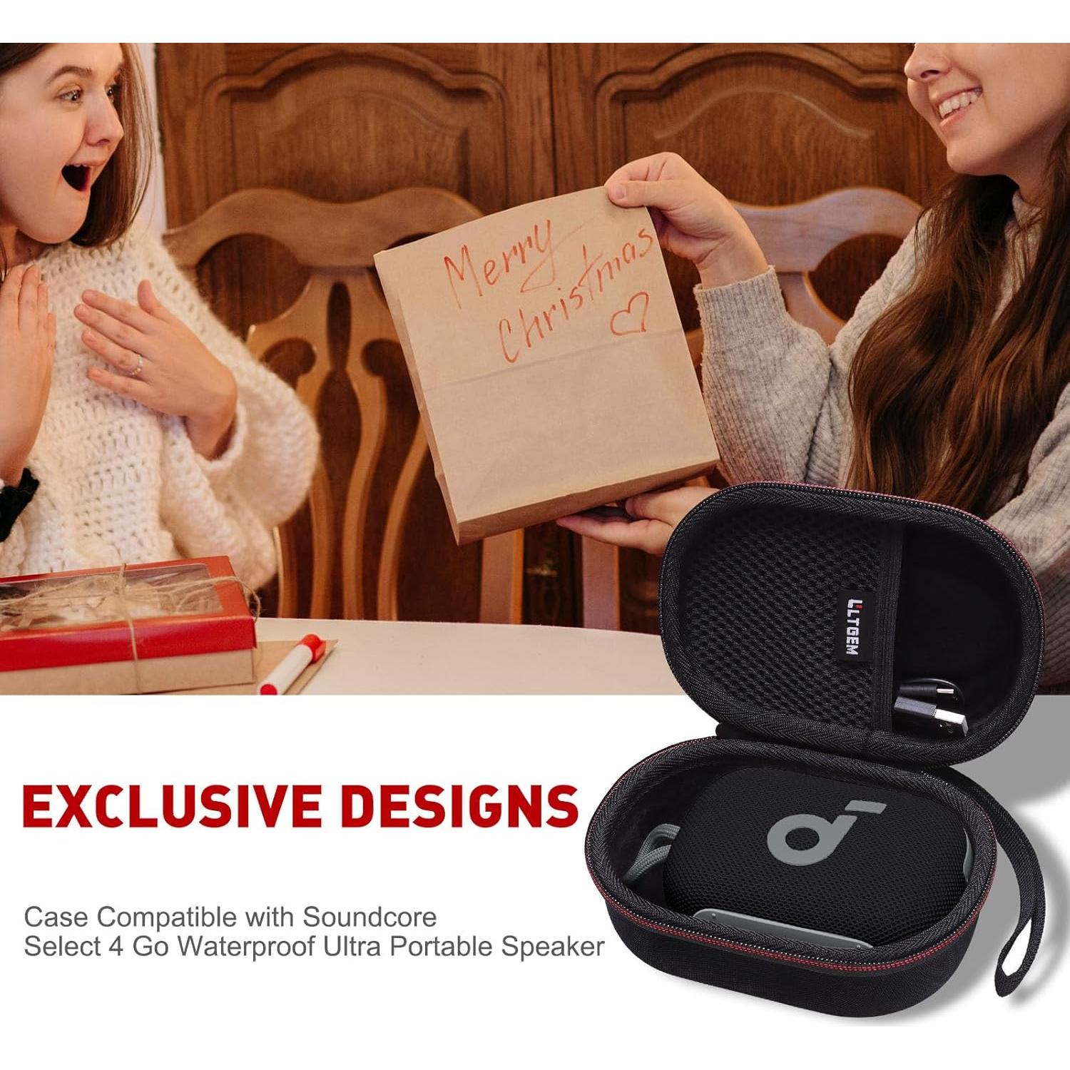 Funda LTGEM Impermeable para Altavoz Soundcore Select 4 Go