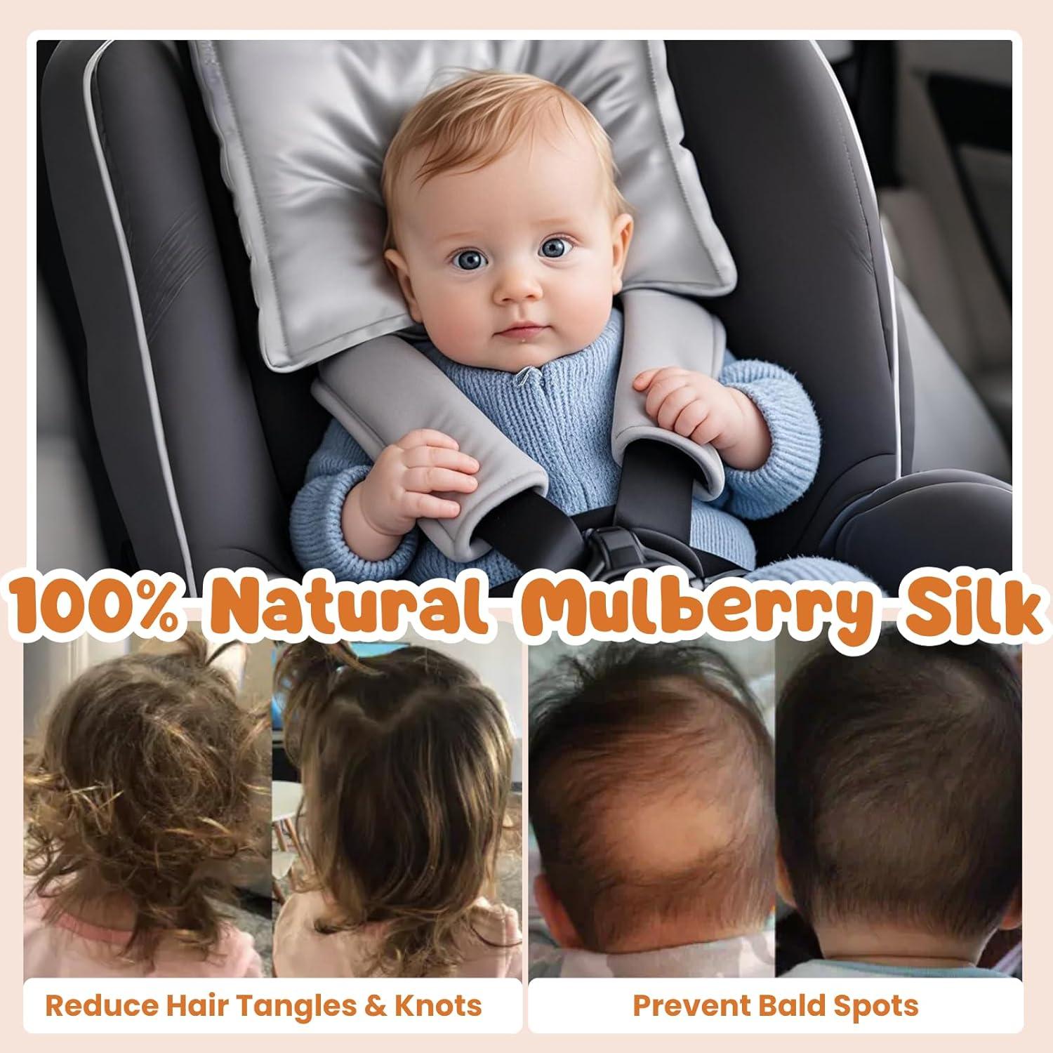 Funda de Asiento de Coche PROMEED 100% Seda de Morera Negra