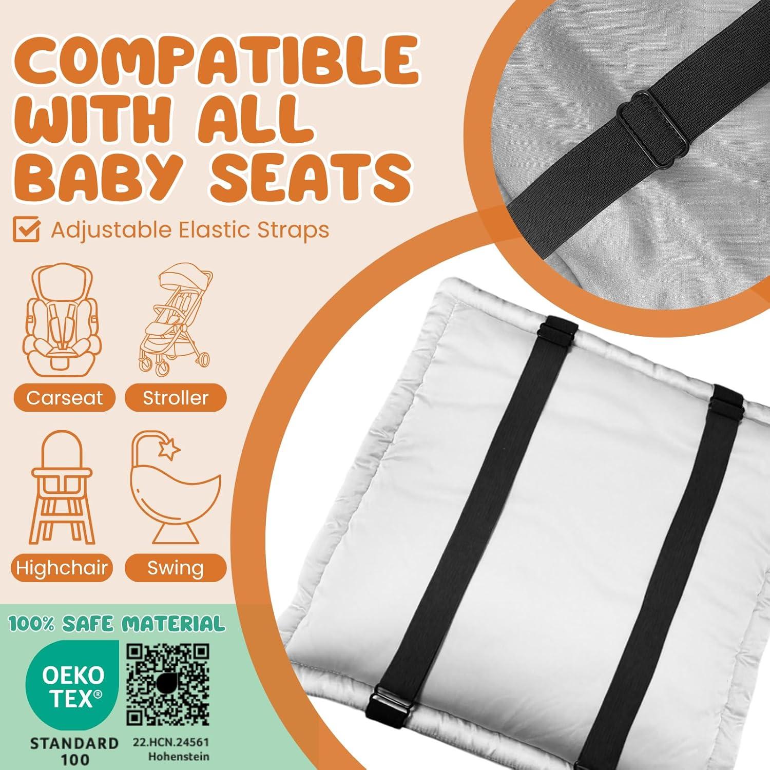 Funda de Asiento de Coche PROMEED 100% Seda de Morera Negra