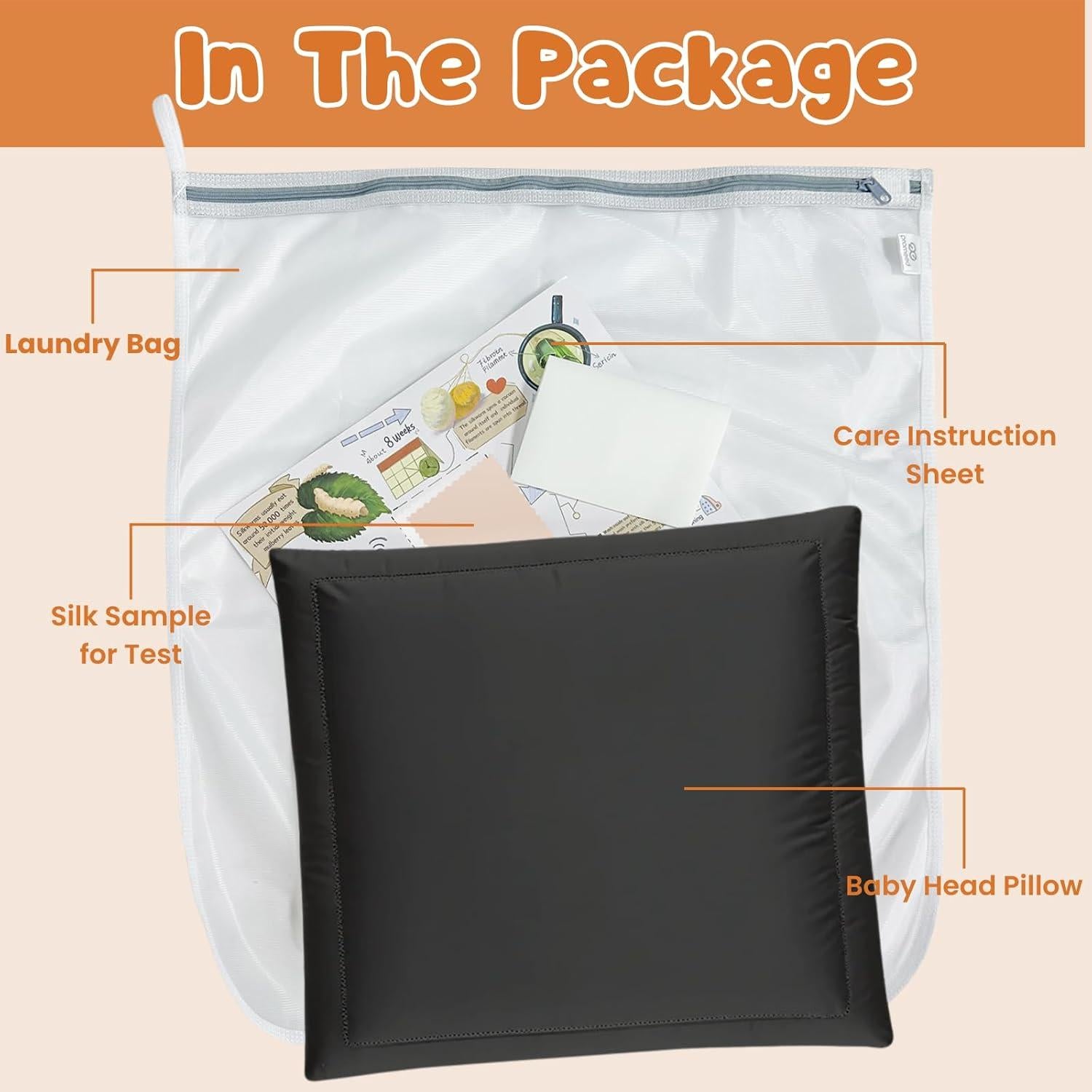 Funda de Asiento de Coche PROMEED 100% Seda de Morera Negra