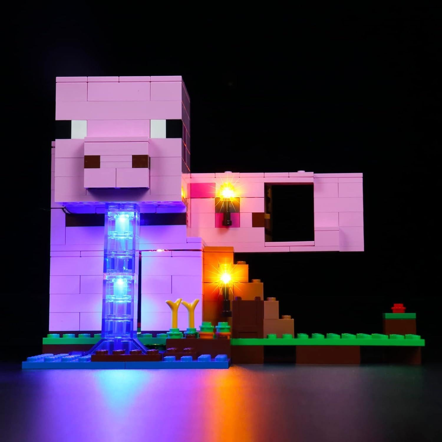 Kit de Luz LED BrickBling para Casa de Cerdo LEGO 21170