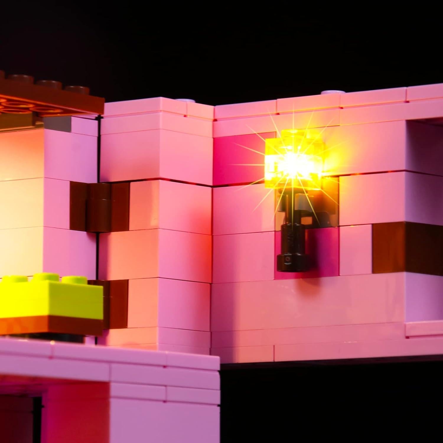 Kit de Luz LED BrickBling para Casa de Cerdo LEGO 21170