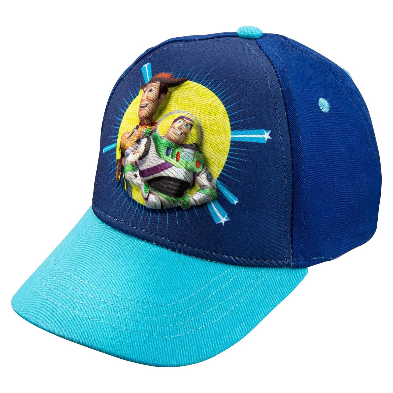 Gorra de béisbol para niños Disney 100% algodón azul