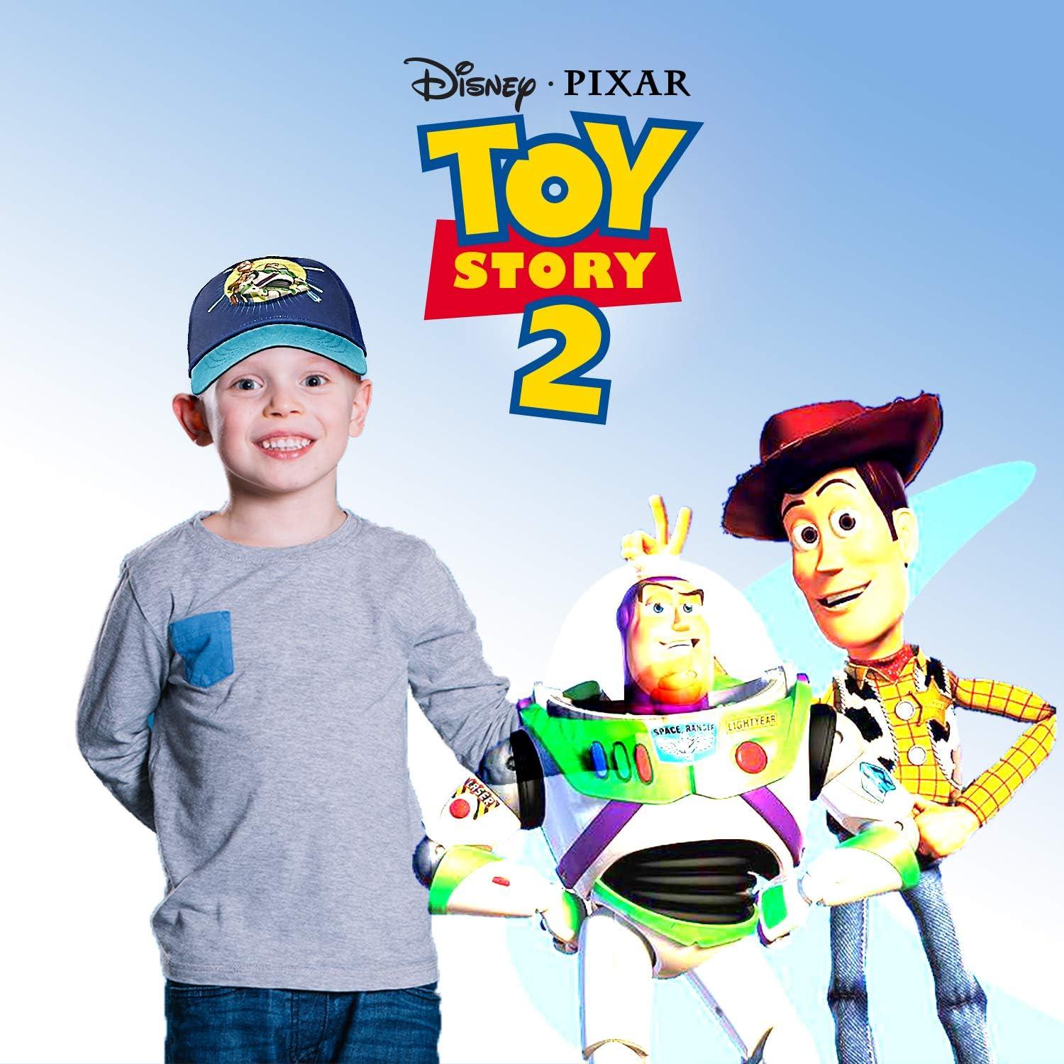 Gorra de béisbol para niños Disney 100% algodón azul