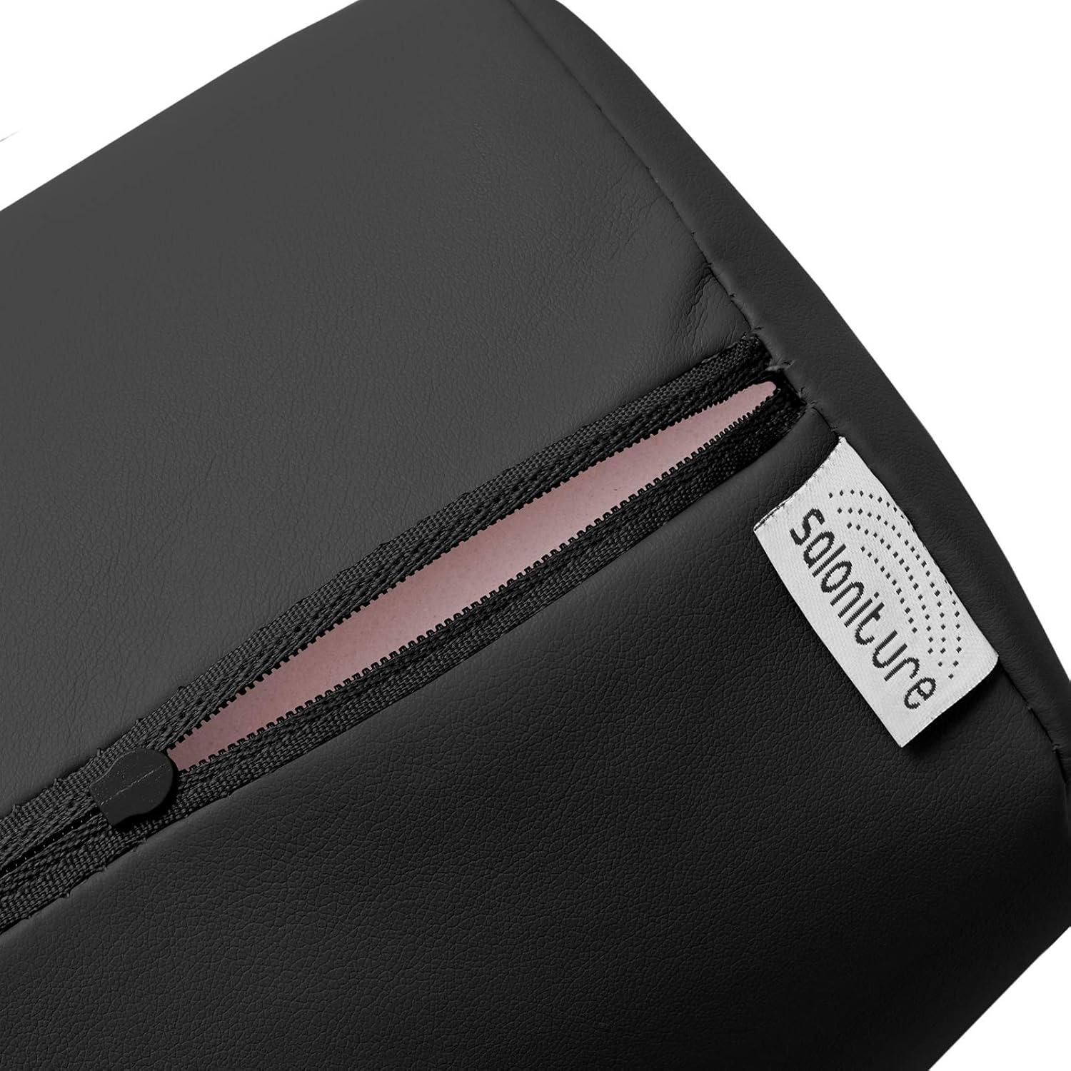 Cojín de Soporte Redondo Saloniture 66 cm Negro - Alta Densidad