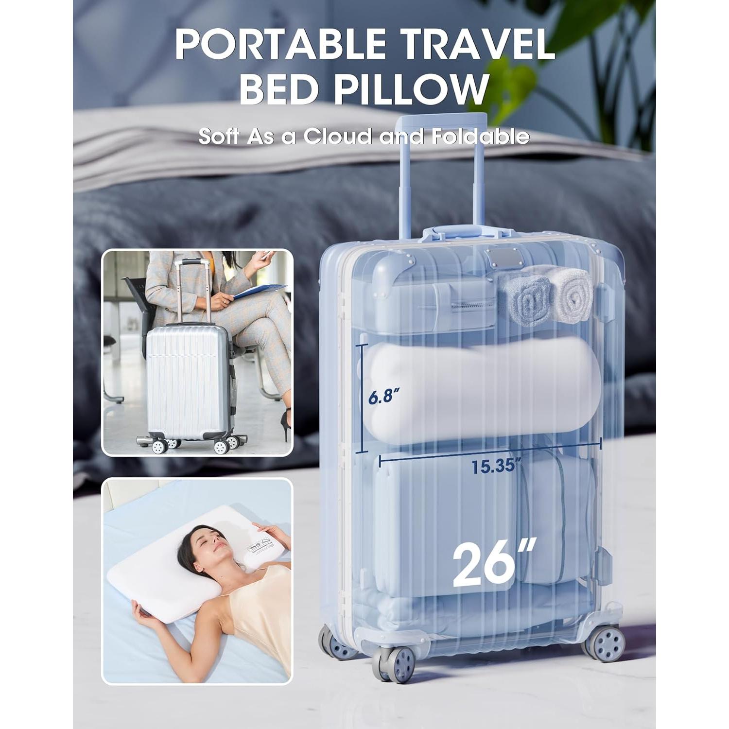 Almohada de Espuma de Memoria Cooloo8 8 cm Queen Ergonómica