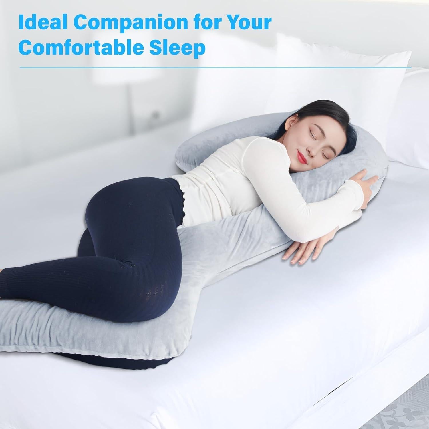 Almohada Corporal EKEPE 172 cm Espuma con Memoria Gris