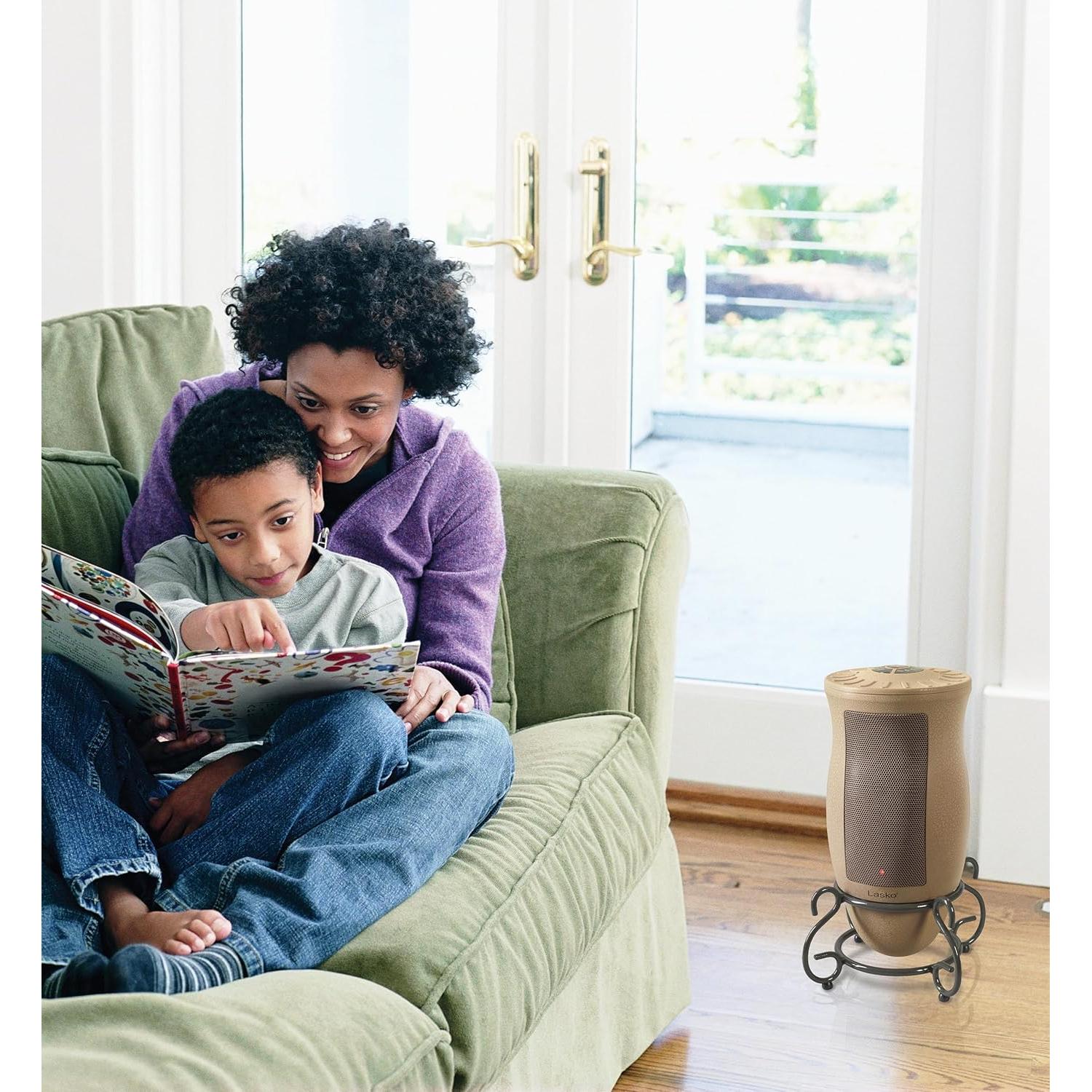 Calefactor de Torre Cerámico Lasko 6435 1500W con Control Remoto