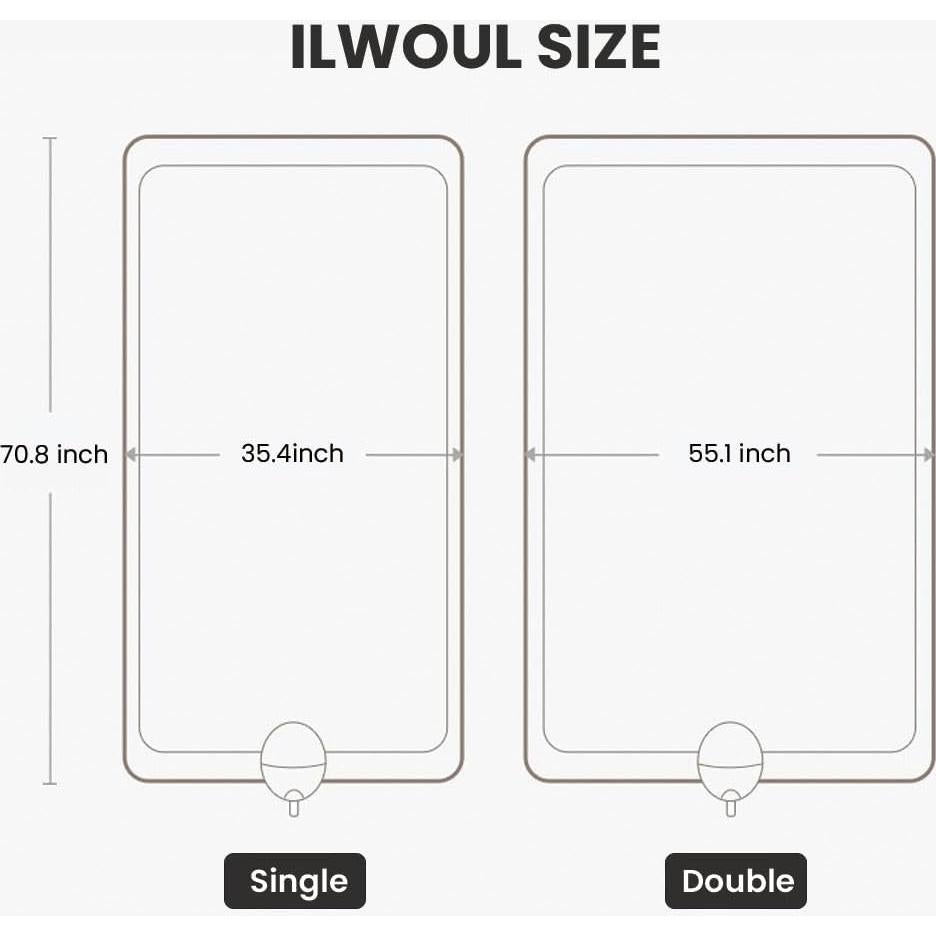 Almohadilla Térmica Individual ILWOUL AeroSilver 5 Niveles Calor