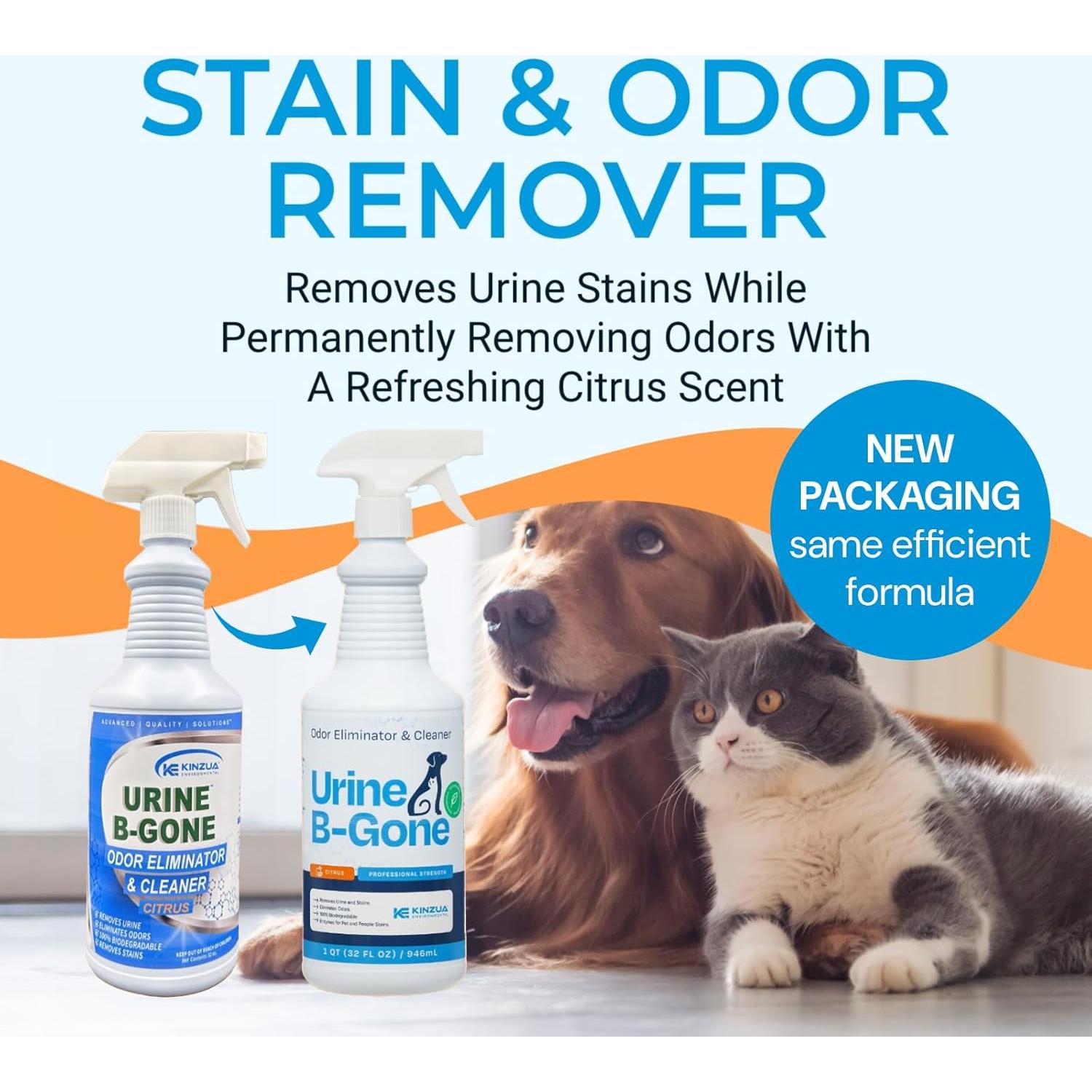 Limpiador de Orina Kinzua Environmental 946ml Enzimas Cítricos