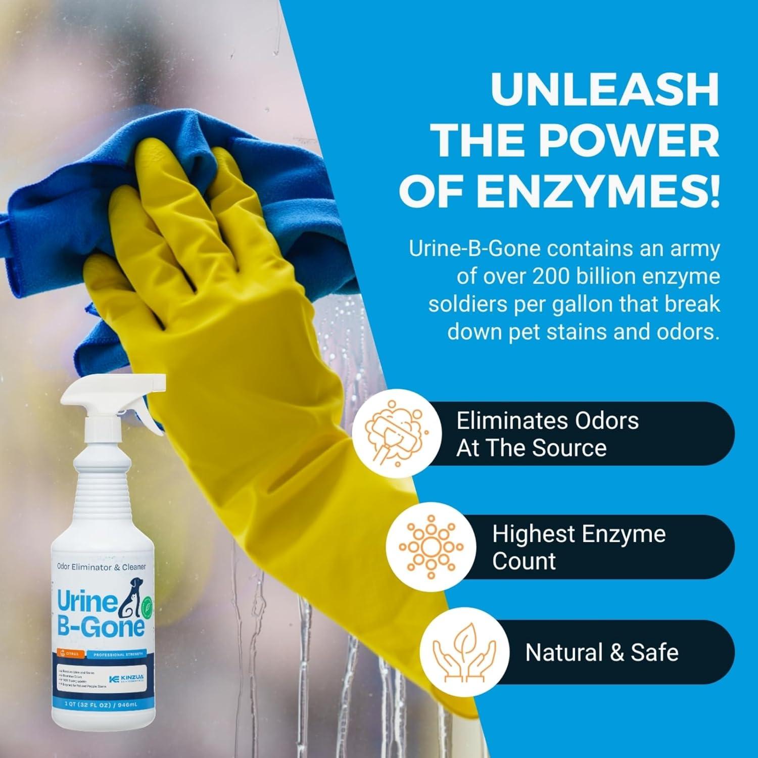 Limpiador de Orina Kinzua Environmental 946ml Enzimas Cítricos