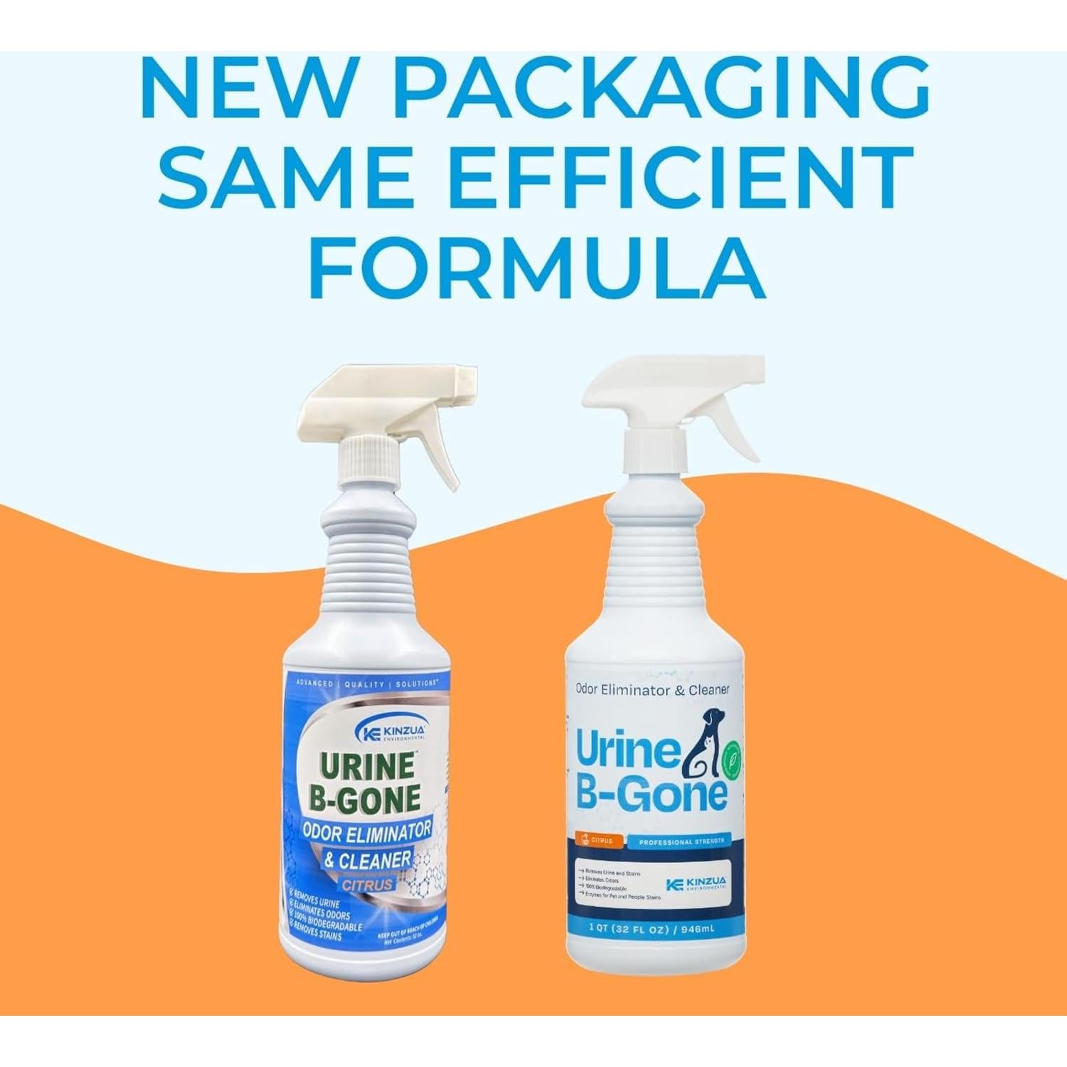 Limpiador de Orina Kinzua Environmental 946ml Enzimas Cítricos