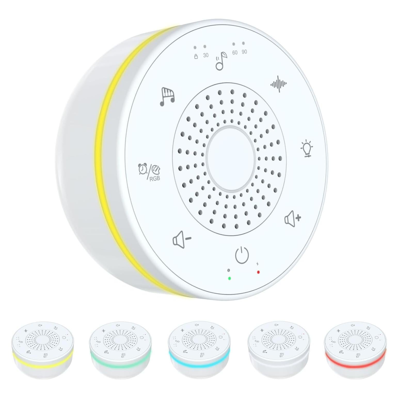 Máquina de Ruido Blanco Portátil iHrayzan WN02 con 30 Sonidos