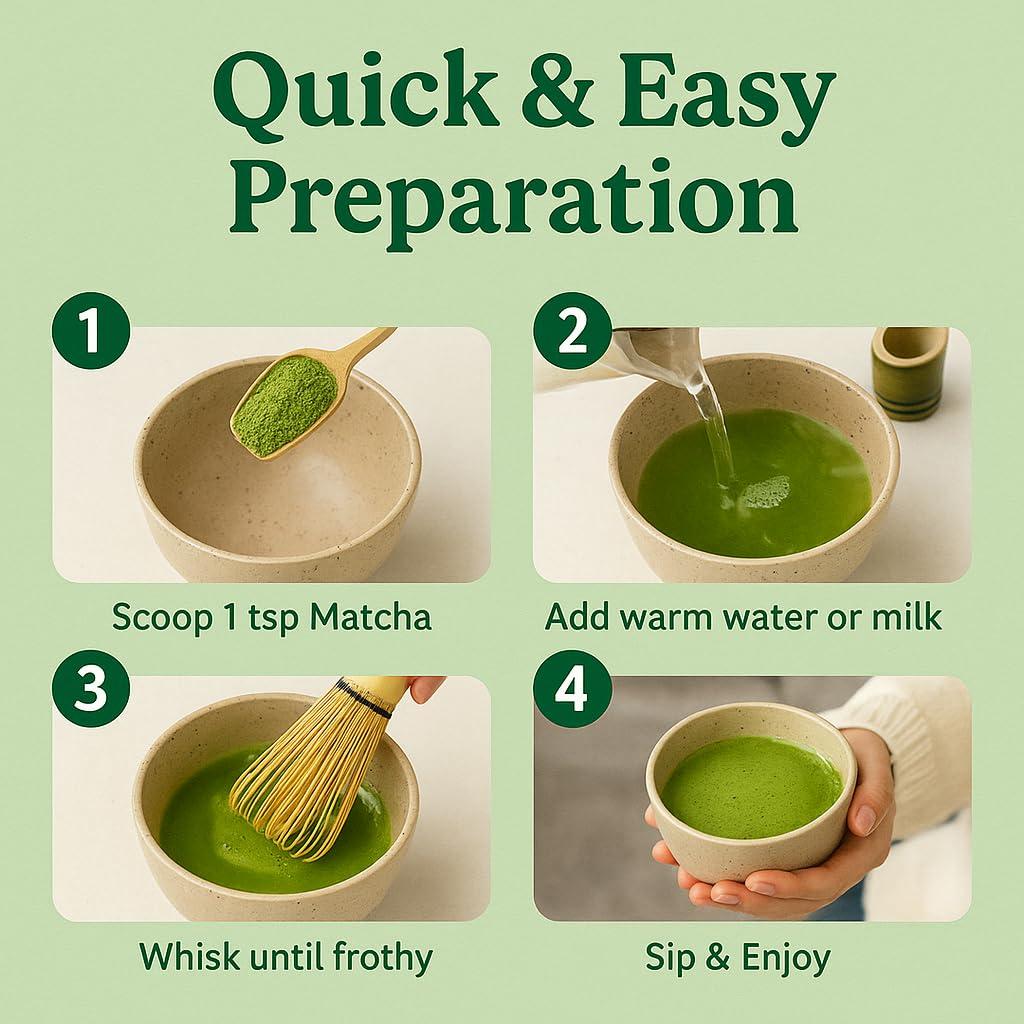 Té Herbal Cup Orgánico Matcha Japonés 56.7g Ashwagandha Shatavari