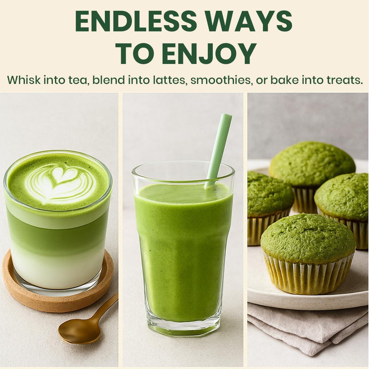 Té Herbal Cup Orgánico Matcha Japonés 56.7g Ashwagandha Shatavari