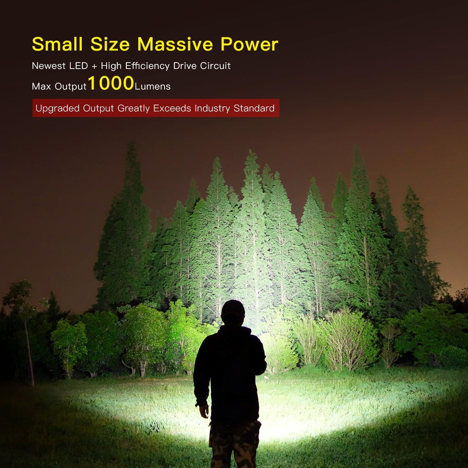 Linterna Klarus XT1C 1000 Lúmenes Recargable Táctica