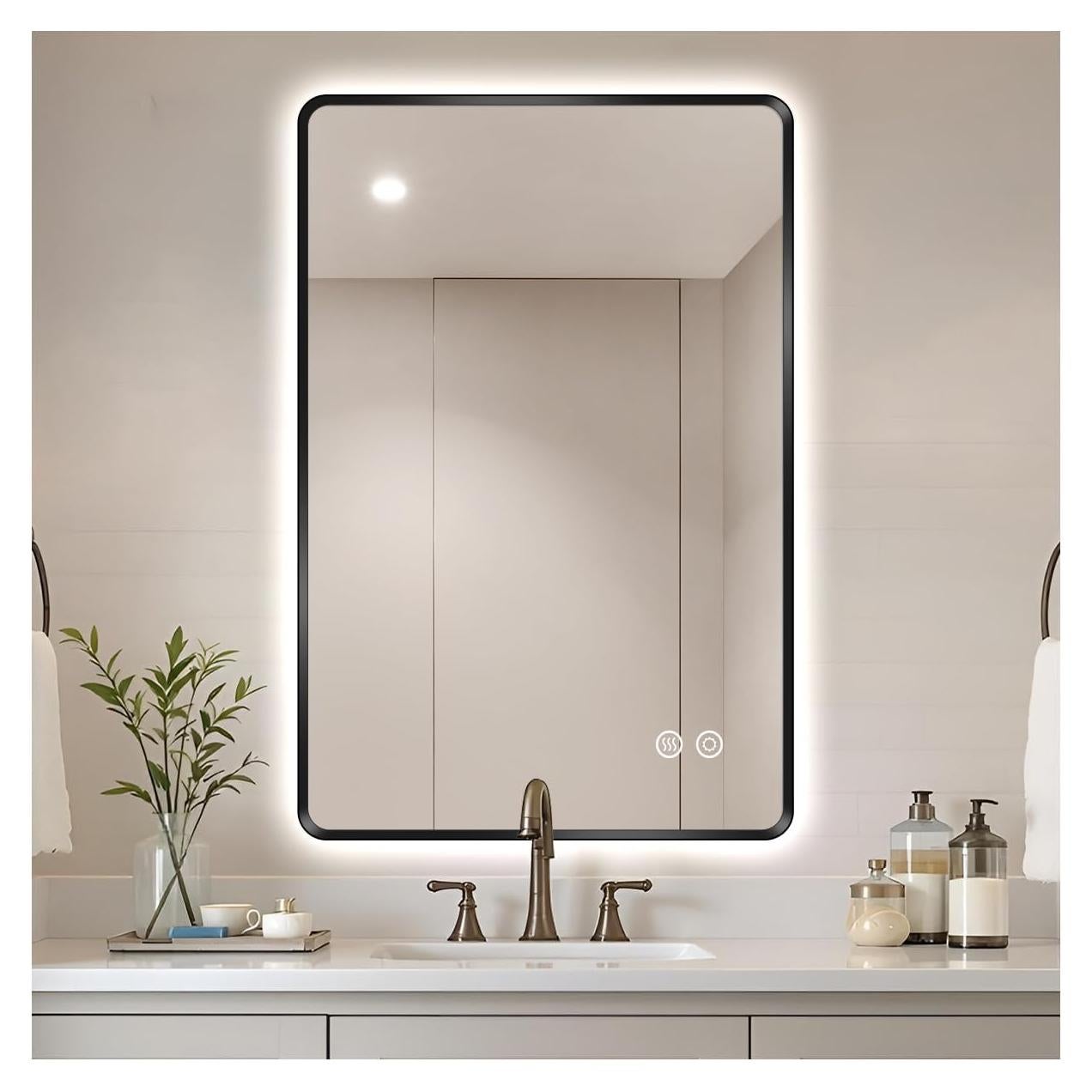 Espejo de Baño LED Nolsia 60x90cm Anti-vaho Retroiluminado