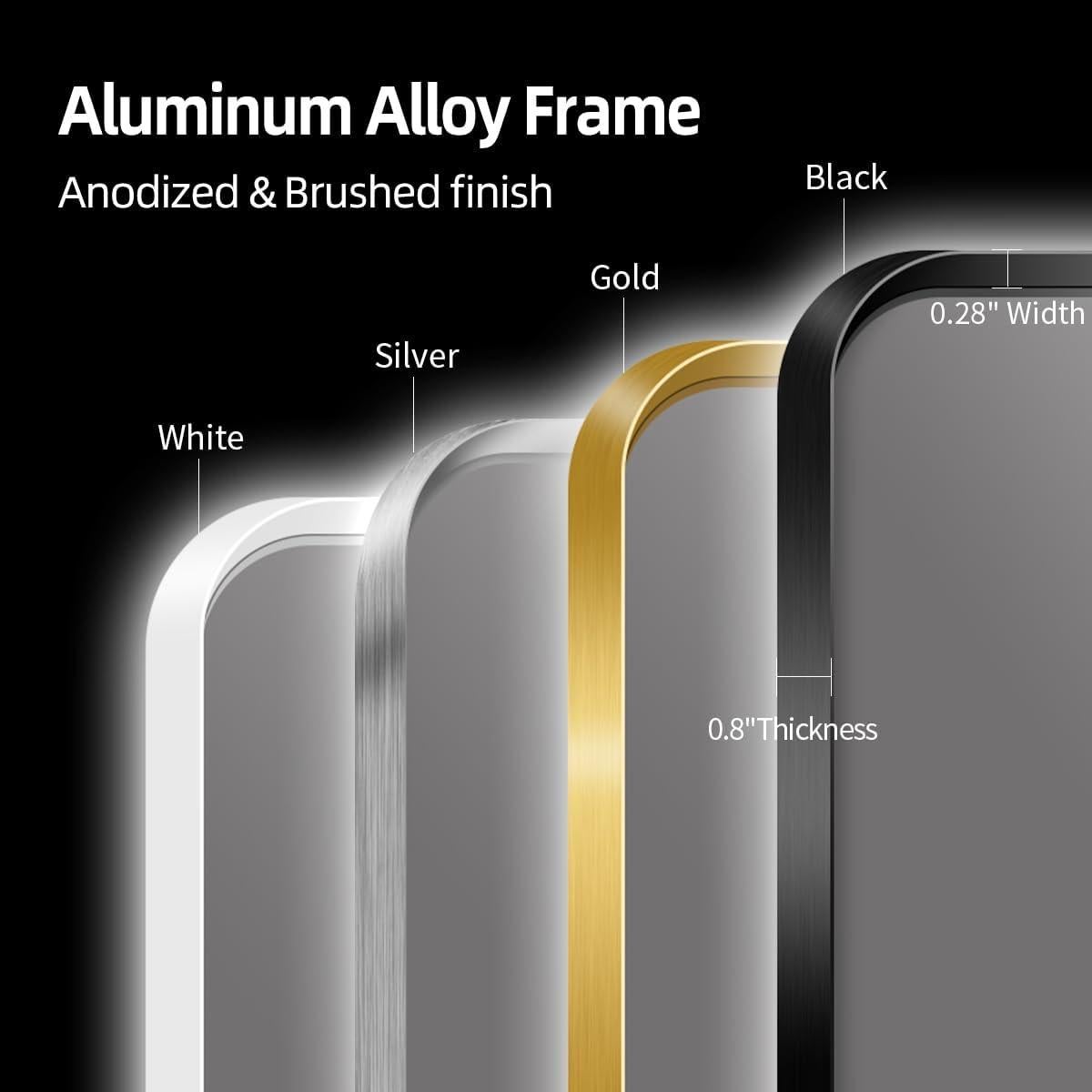 Espejo de Baño LED Nolsia 60x90cm Anti-vaho Retroiluminado