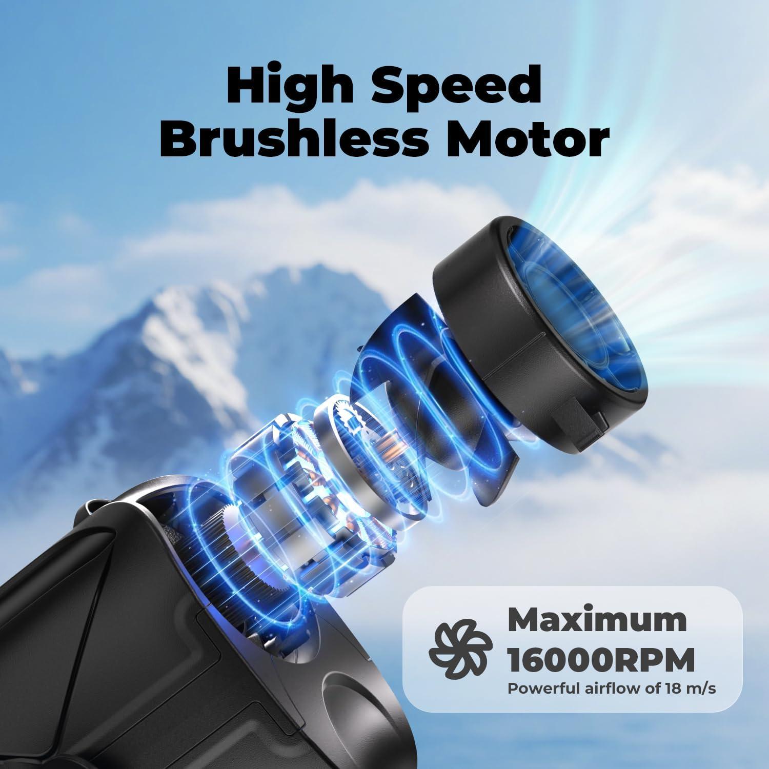 Ventilador Portátil de Cintura VOSFEEL Y3 10000mAh 6 Velocidades