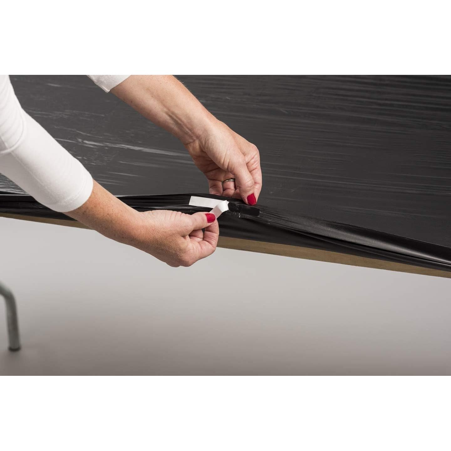 Cubiertas de Mesa Rectangulares Kwik-Covers 5 Pzas 182x72 cm Negro