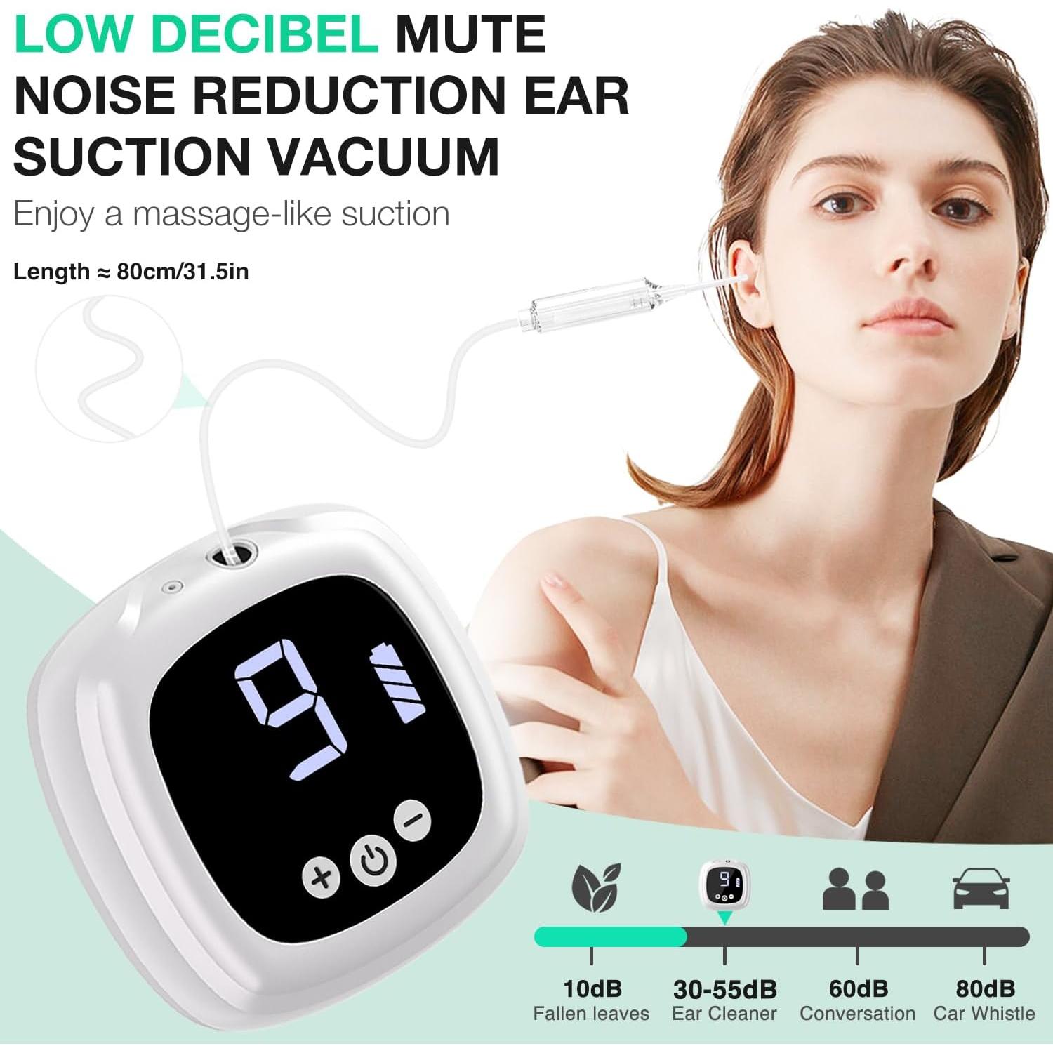 Removedor de Cera de Oído Eléctrico Simnoble Blanco 9 Niveles