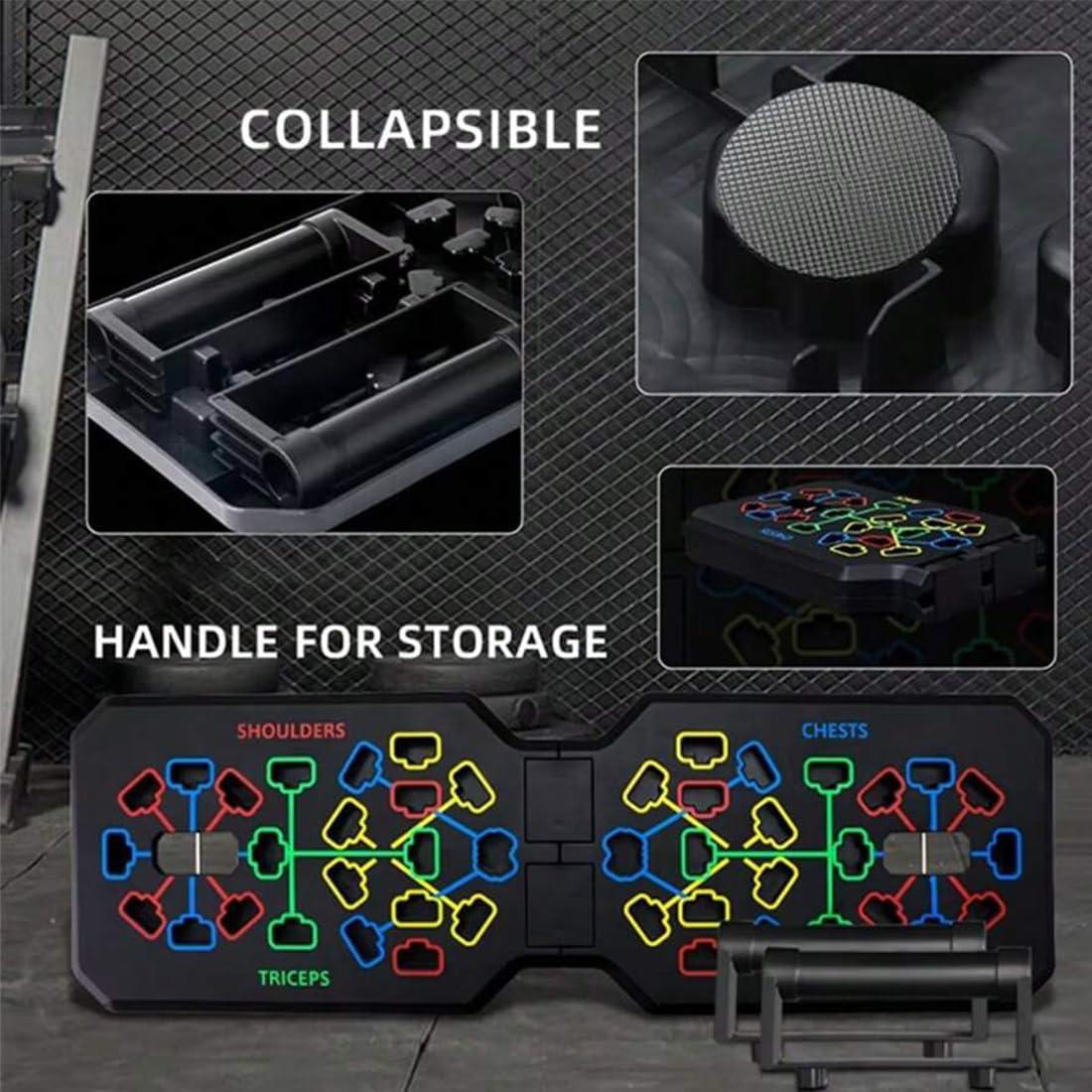 Tabla de Flexiones Plegable Nuotara 19 en 1 con Bandas