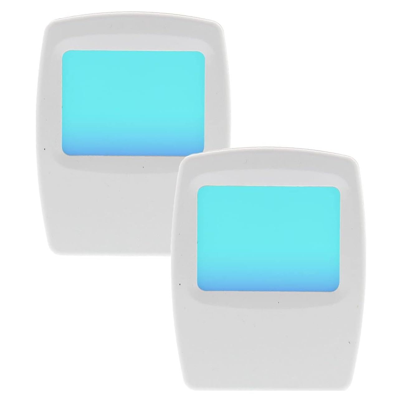 Luz Nocturna Enchufable Amerelle 2 Piezas LED Azul Frío