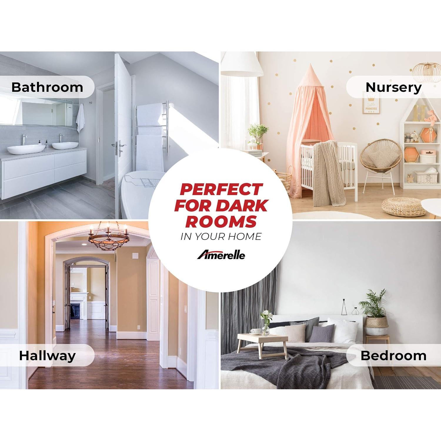 Luz Nocturna Enchufable Amerelle 2 Piezas LED Azul Frío