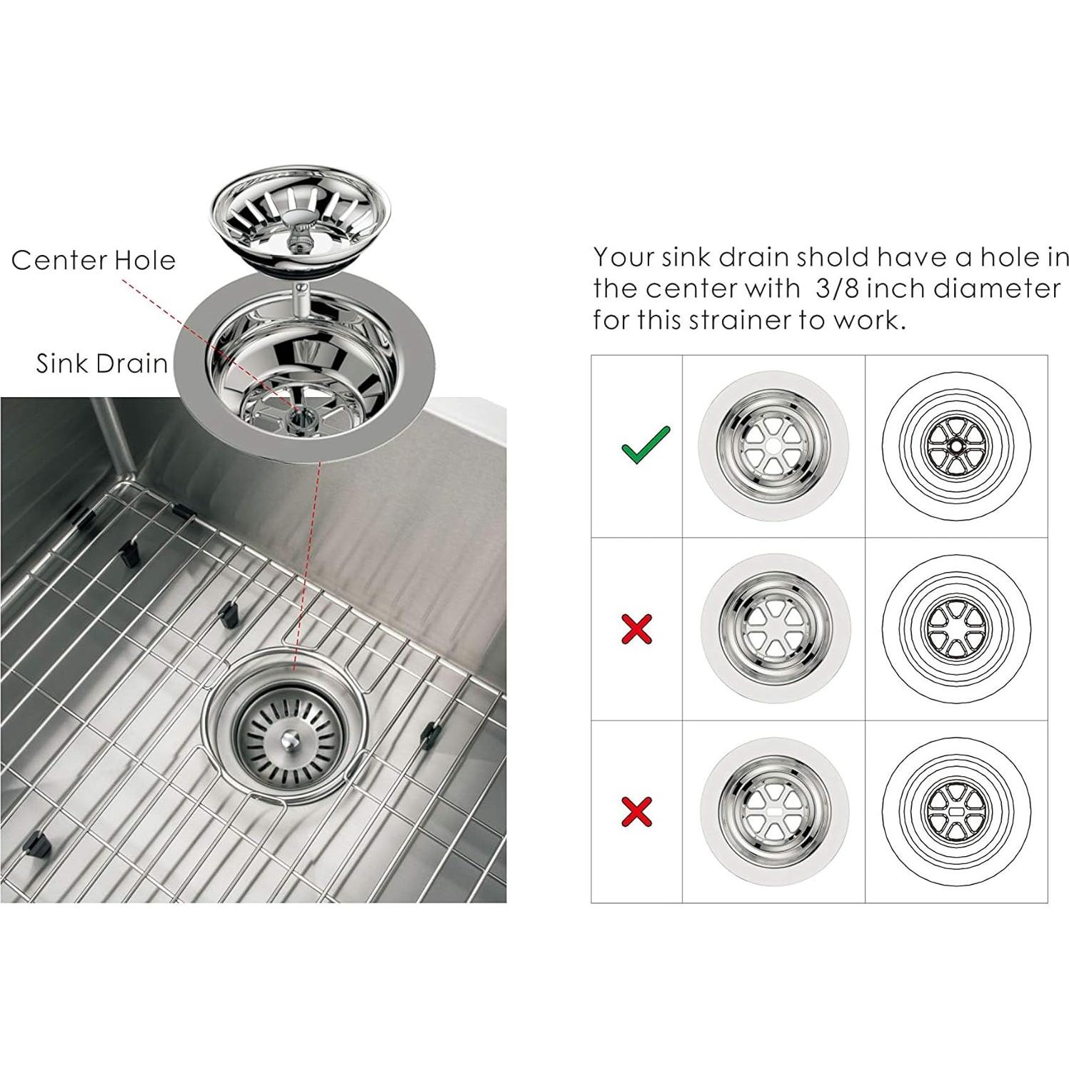 Canasta de Fregadero Acero Inoxidable KANARY Doble 9.5x8.8 cm