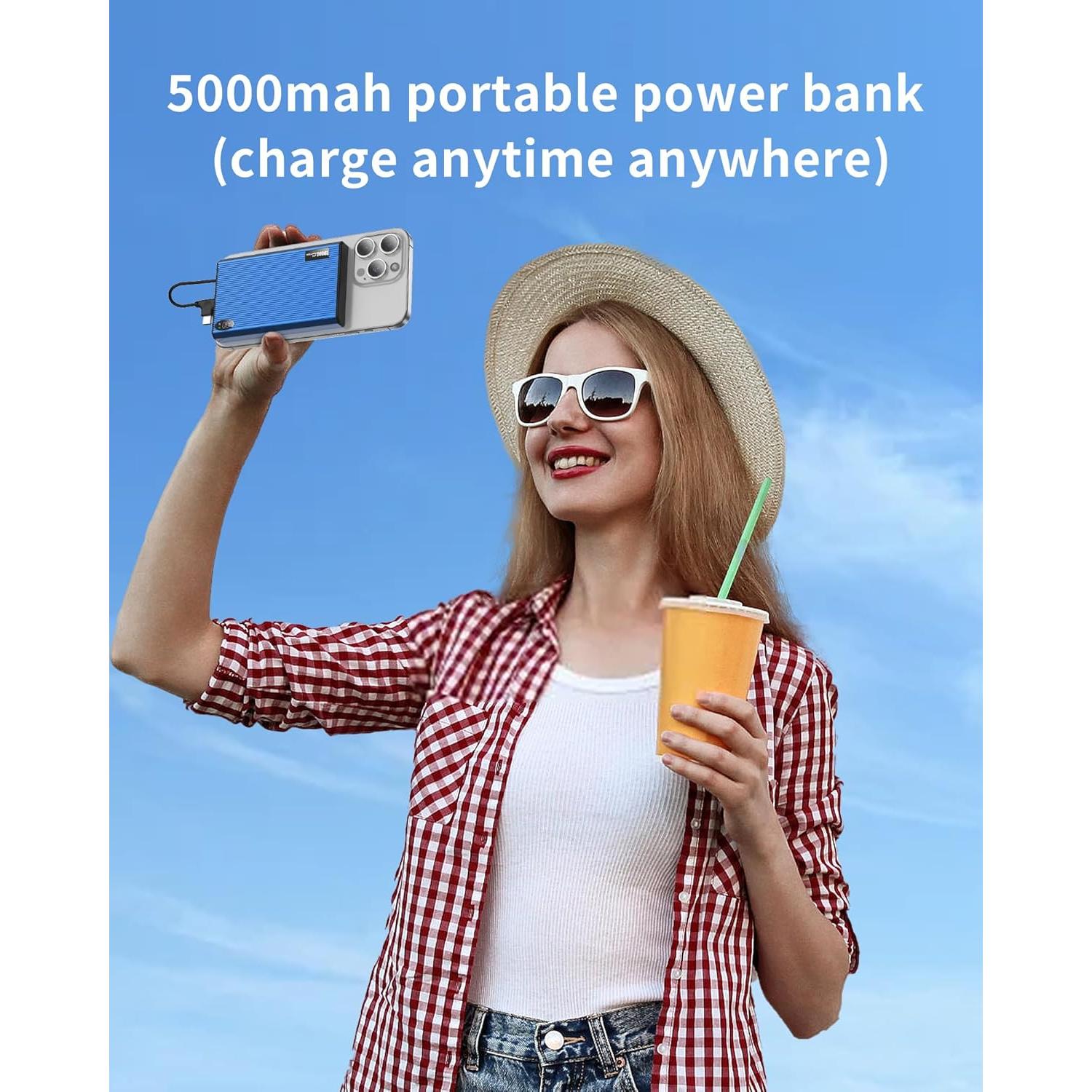 Cargador Portátil Magnético ZBF 10000mAh Carga Rápida 20W