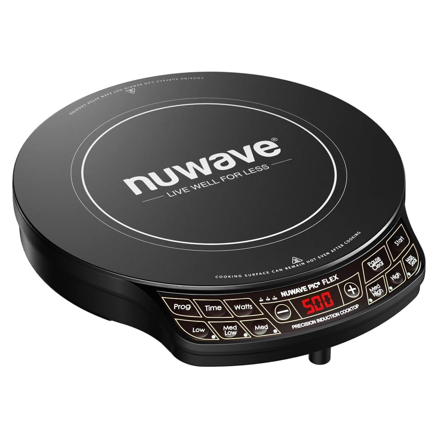 Nuwave Estufa de Inducción PIC 1300W Vidrio Cerámico 26cm