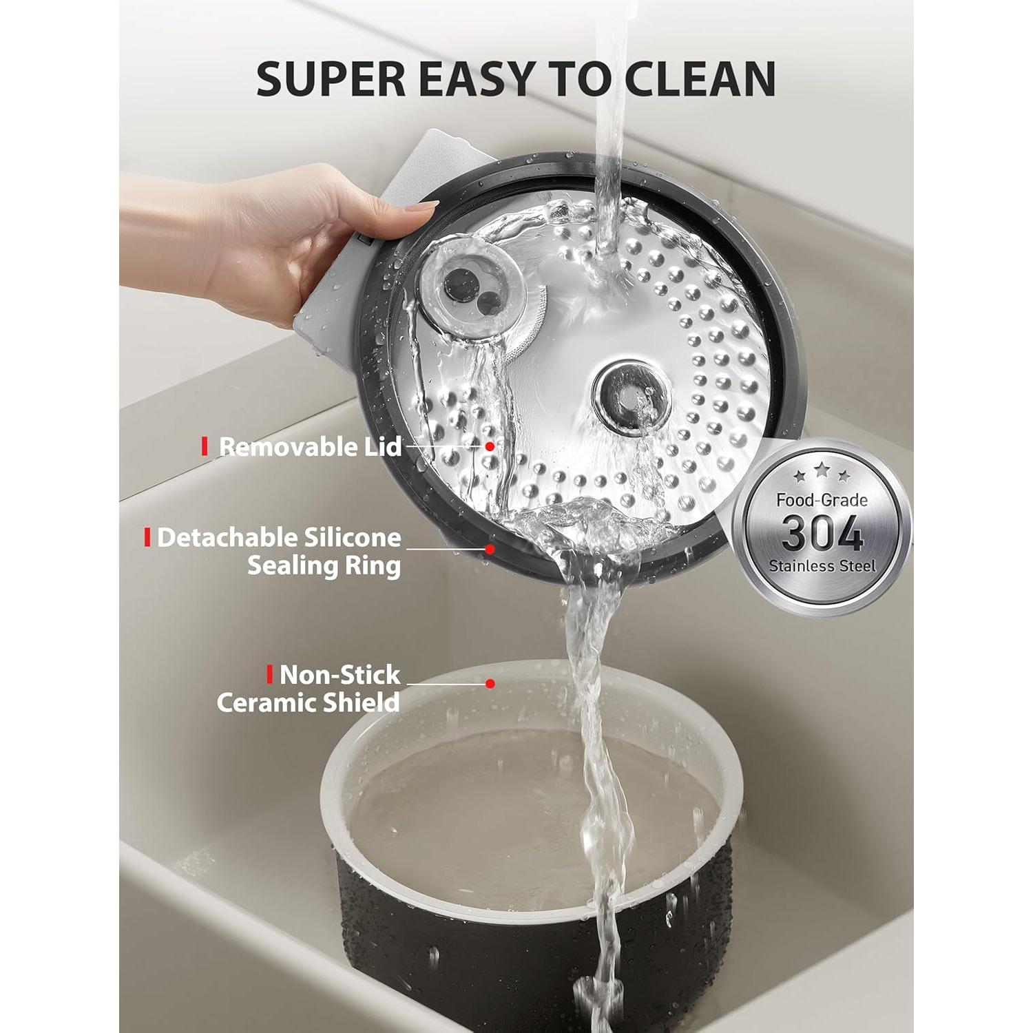 Olla Arrocera TOSHIBA RC-10DRUNA 5.5 Tazas, 15 Funciones