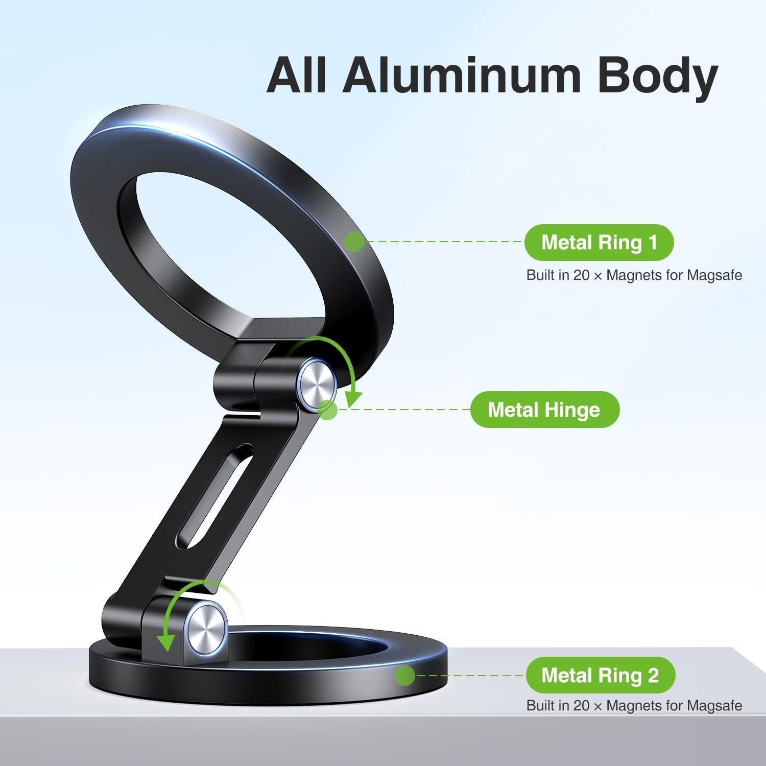 Soporte Magnético para Teléfono Elitehood DP02 Plegable 5.6cm