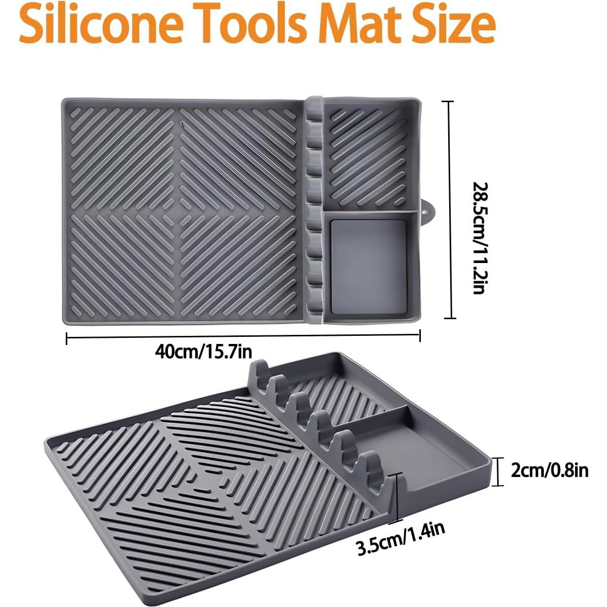 Mat de Grill de Silicona KALWNIA 40.6x29.5cm Antideslizante